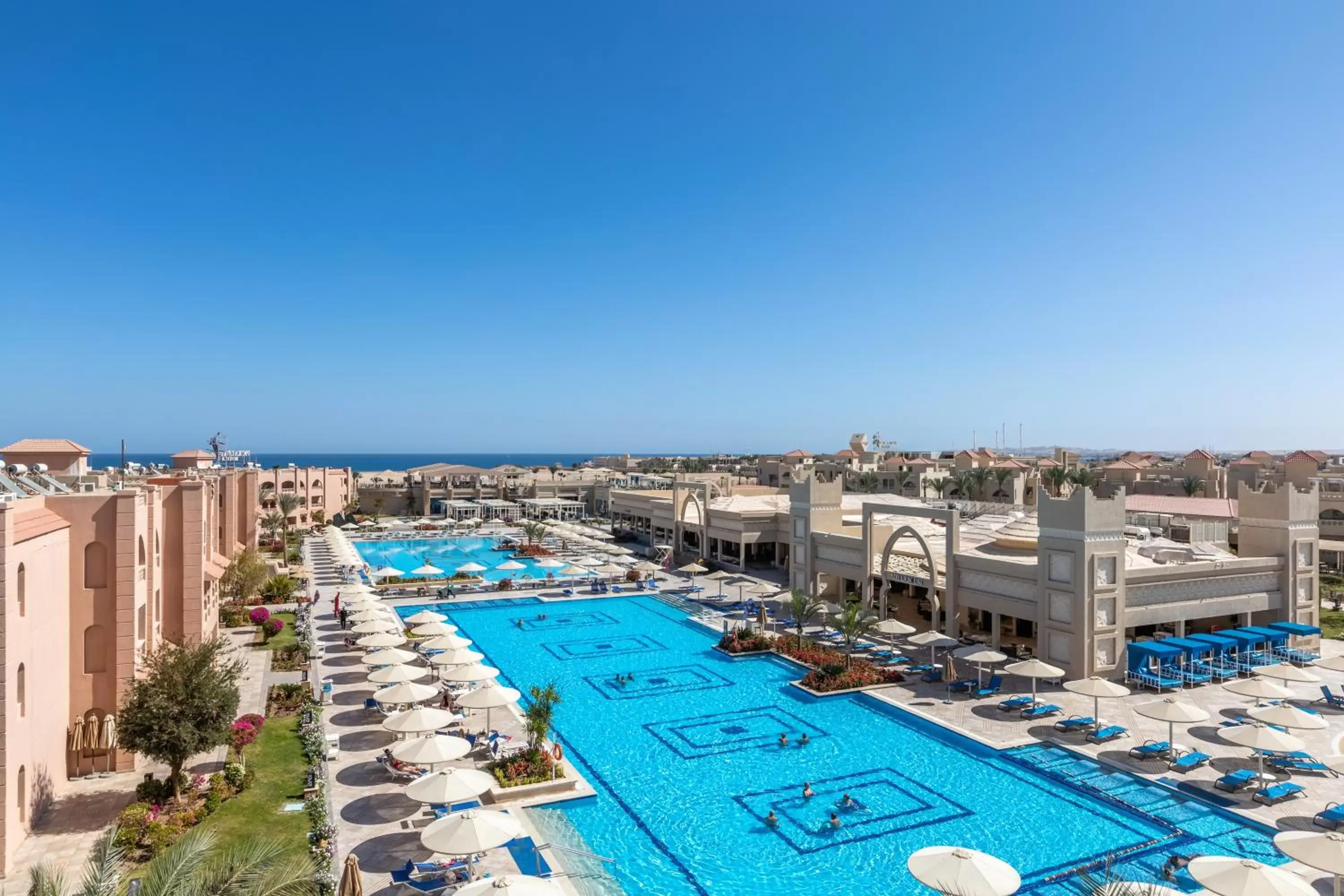 View (from property/room), Pool View in Pickalbatros Aqua Vista Resort - Hurghada