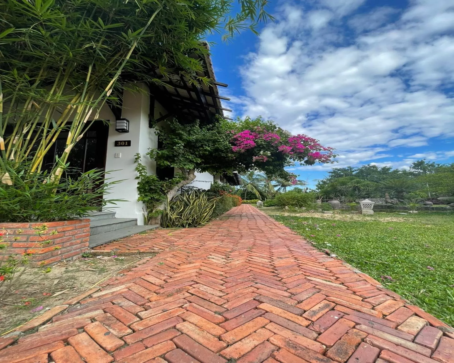 Property building in Riverside Bamboo Resort Hoi An