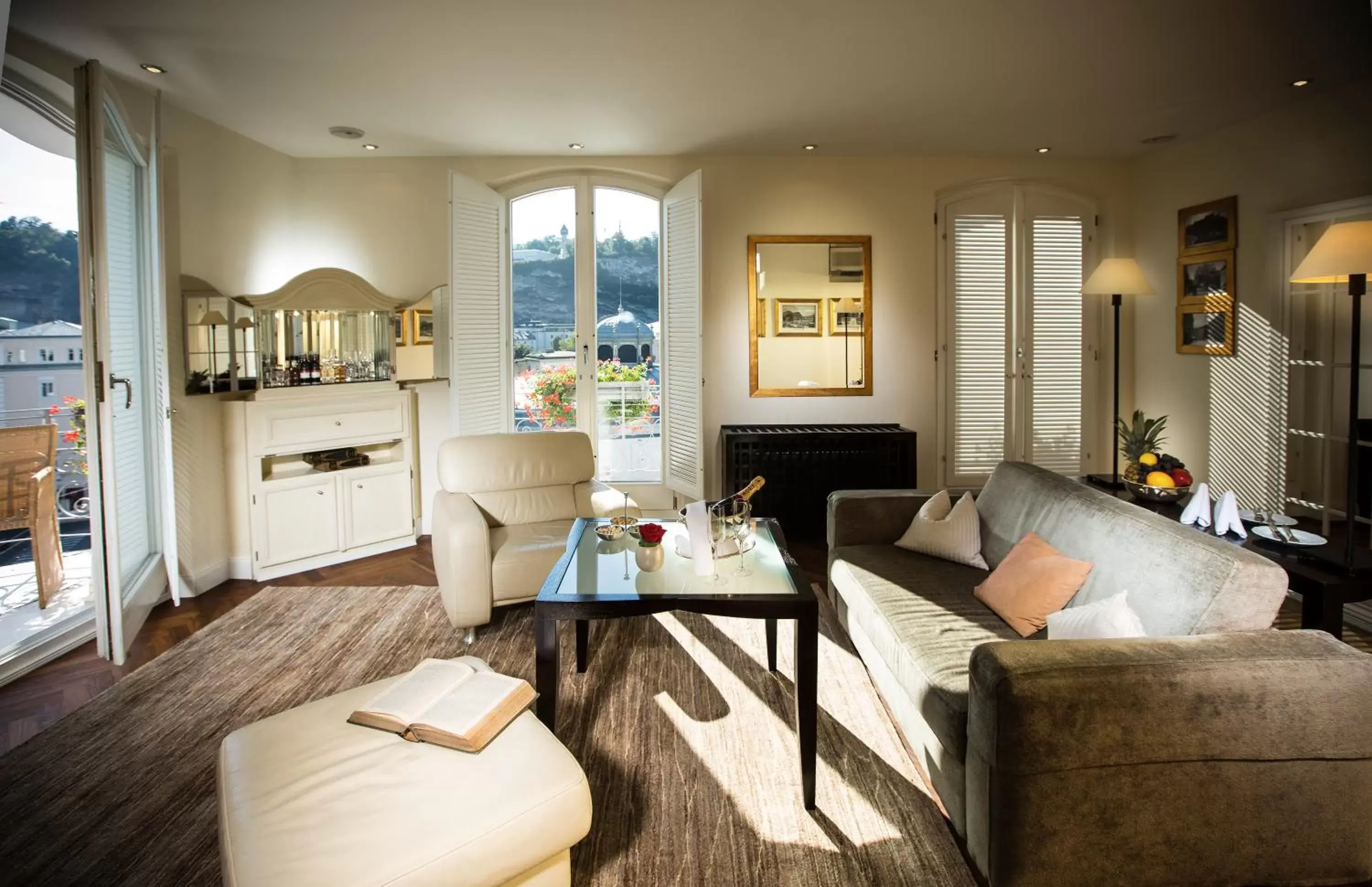 Living room, Seating Area in Hotel Bristol Salzburg