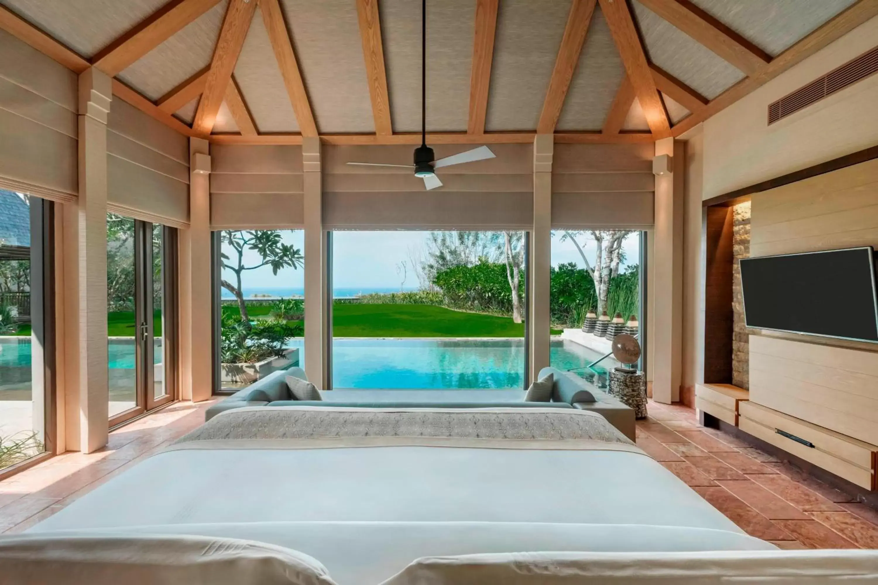 Bedroom, Swimming Pool in The Ritz-Carlton Bali