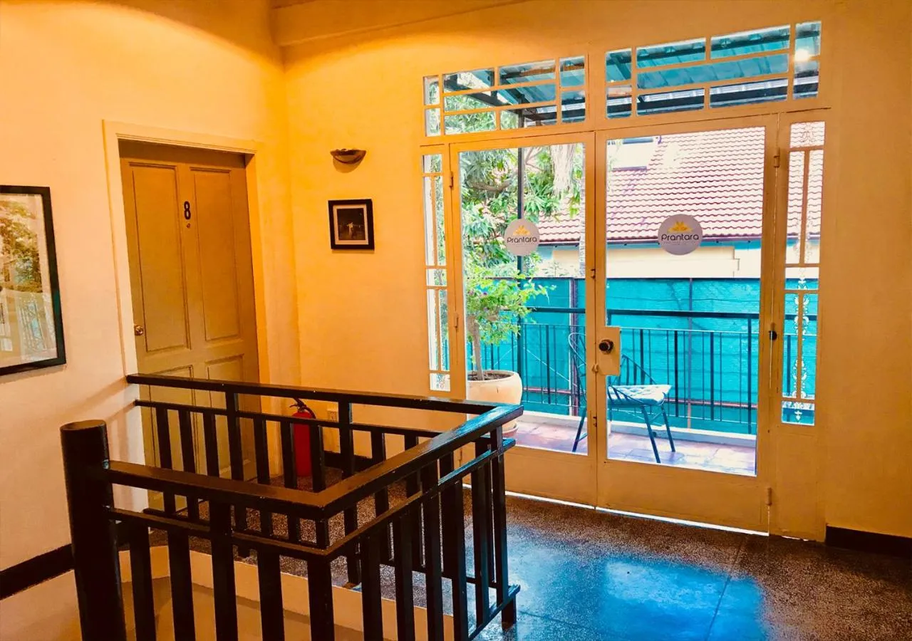 Balcony/Terrace, Pool View in Prantara Heritage Suites