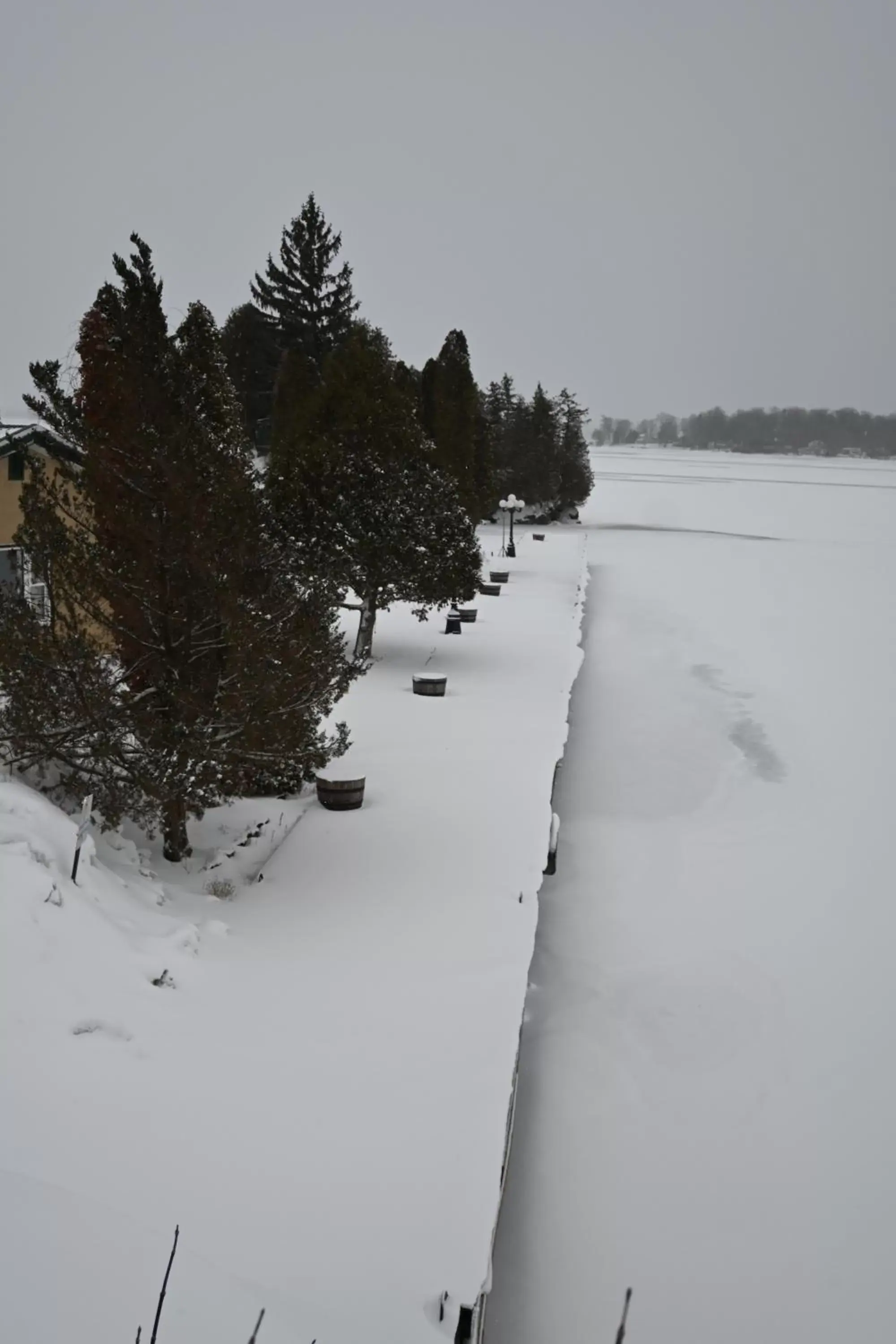 River view, Winter in The Gananoque Inn & Spa