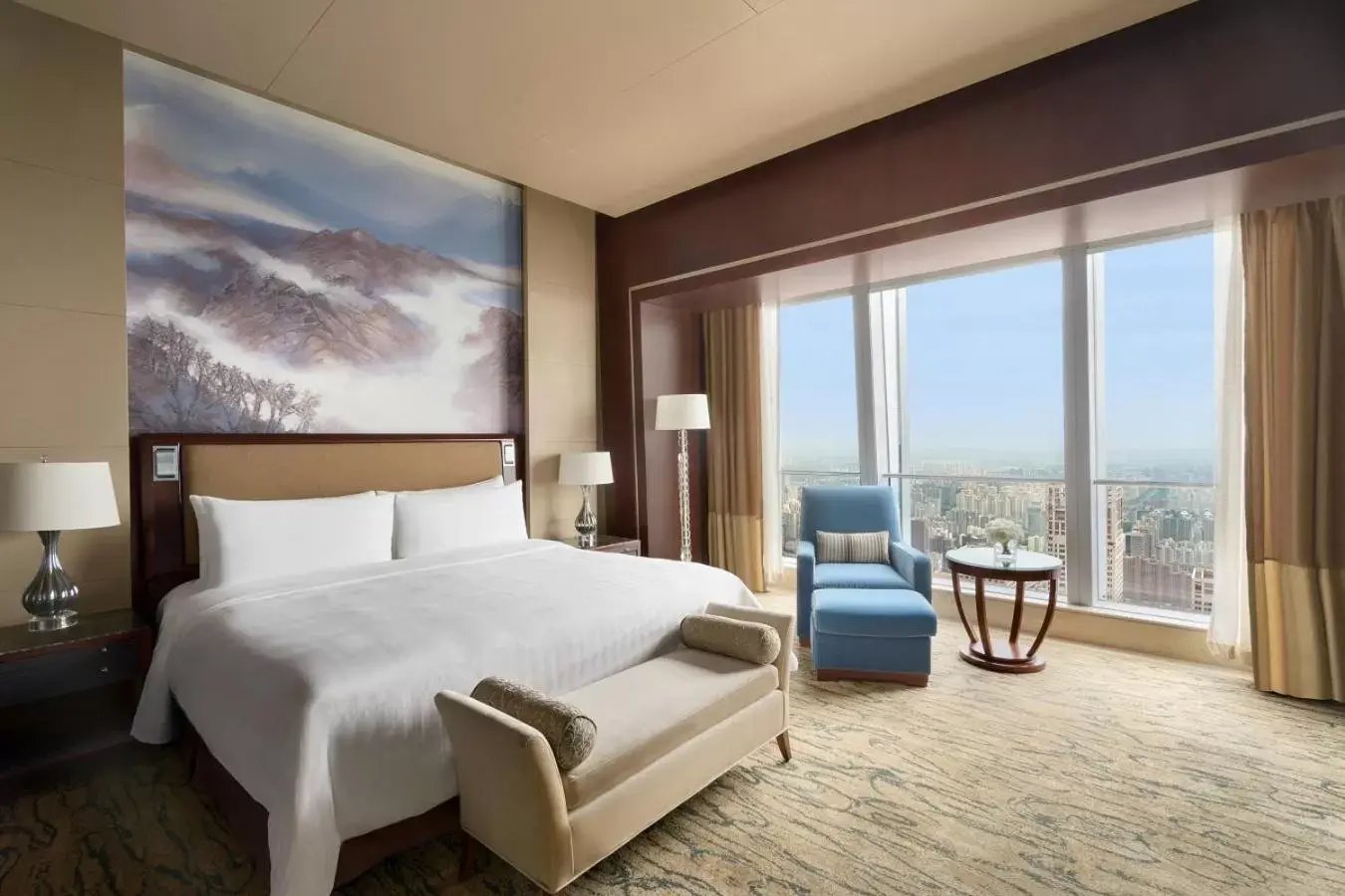 Bedroom in China World Summit Wing, Beijing