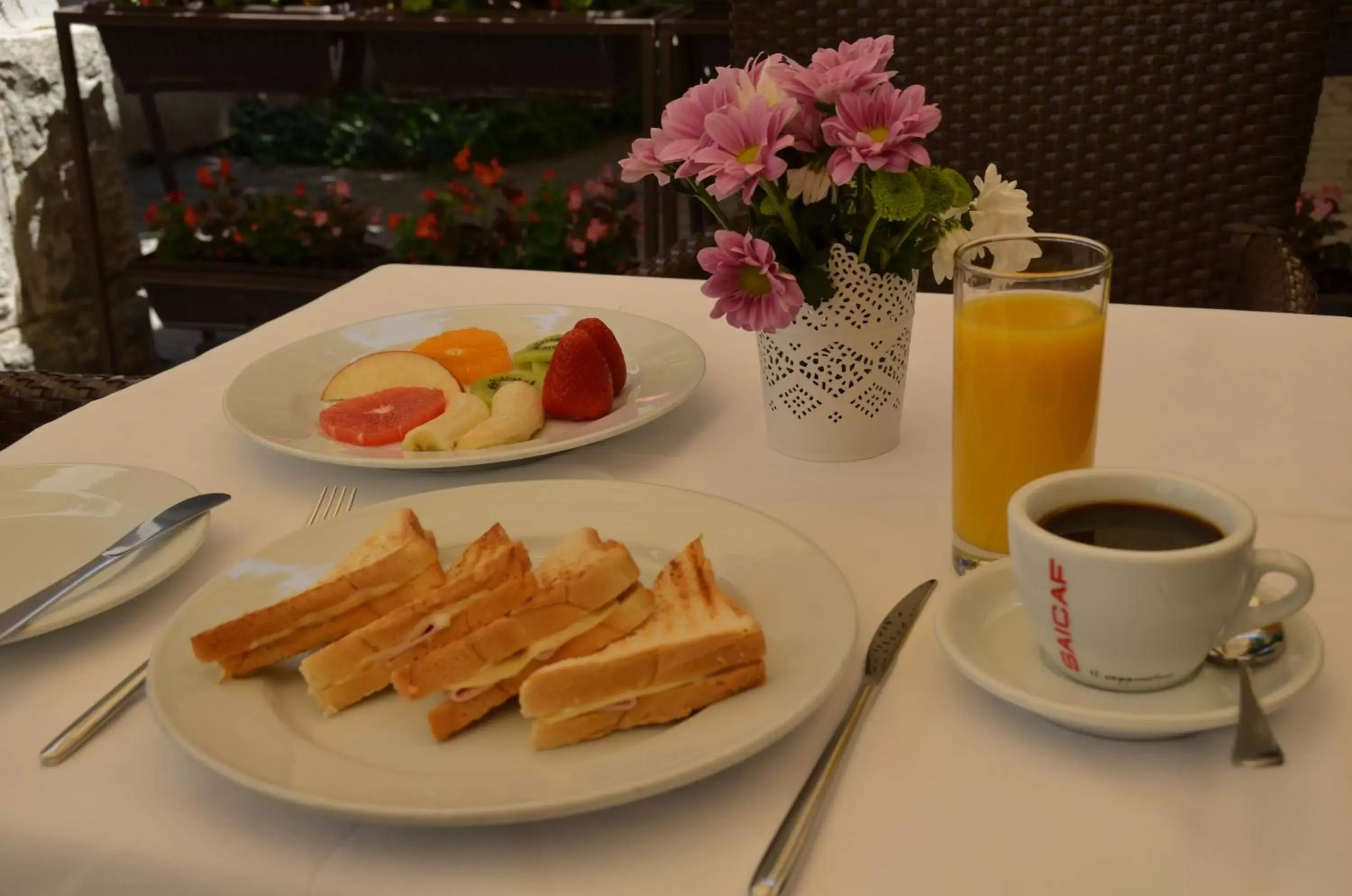 Food close-up, Breakfast in Garni Hotel Le Petit Piaf