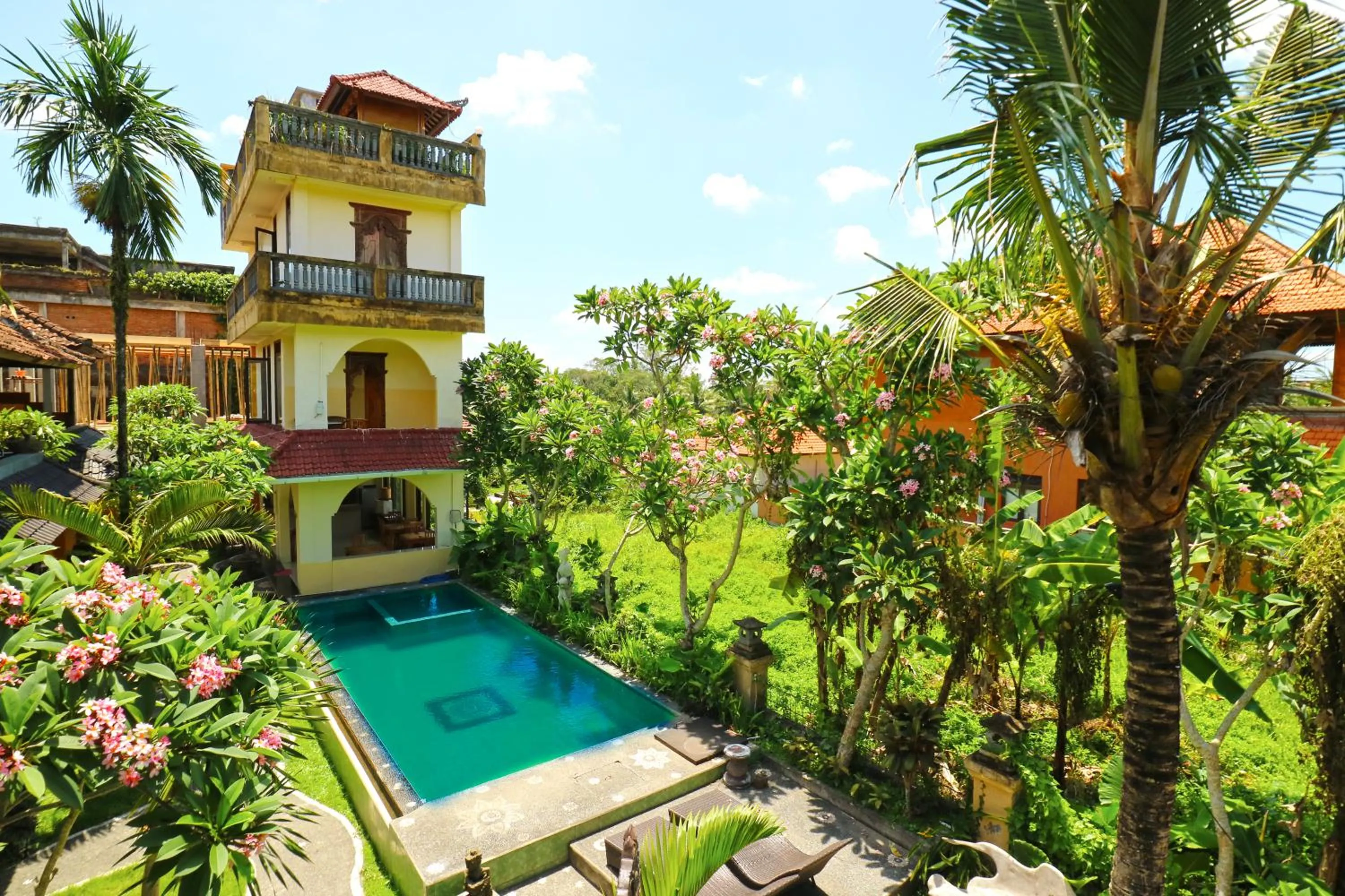 Property building in Ubud Kerta City Hotel