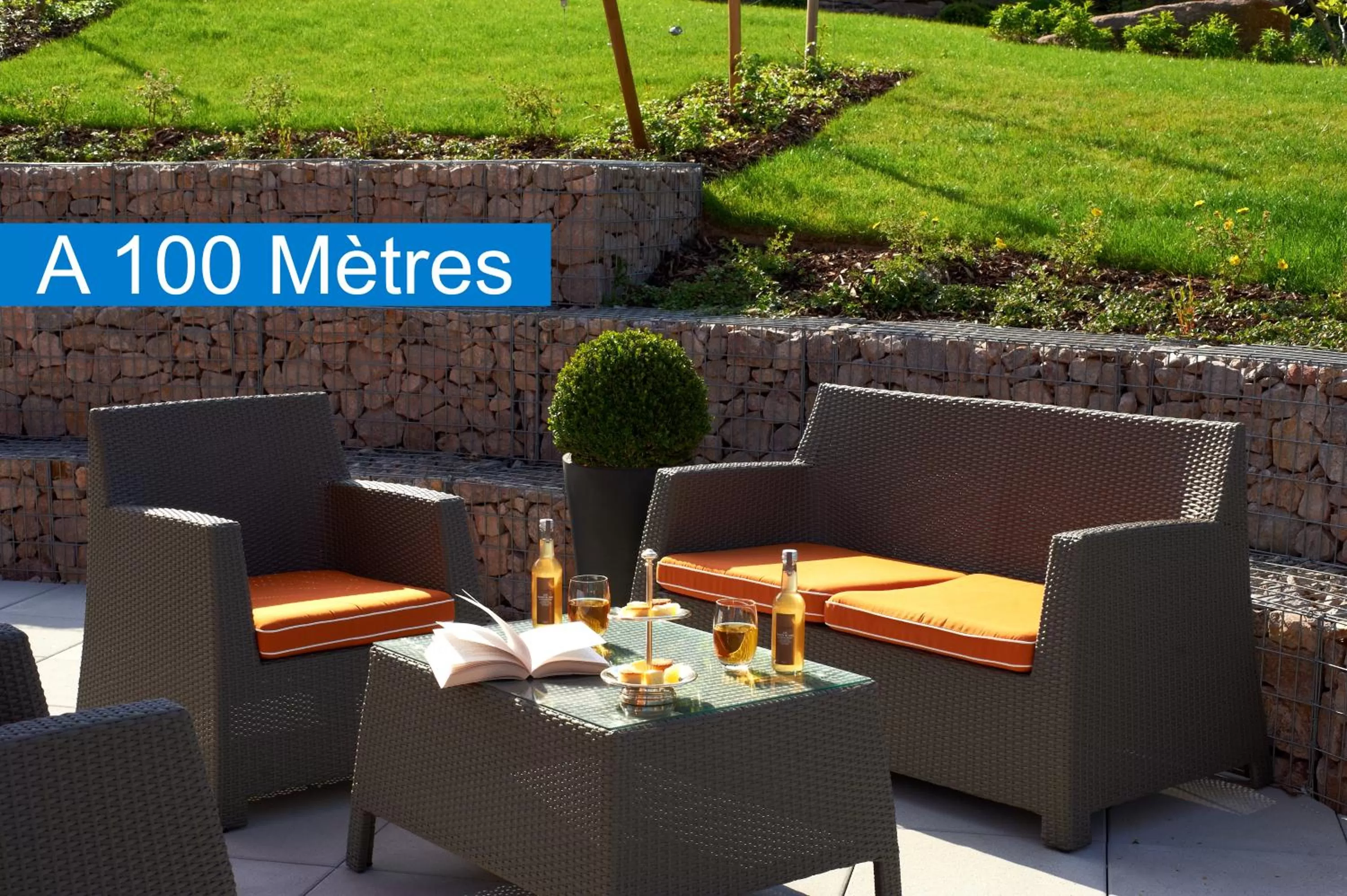 Patio in Résidence des Châteaux