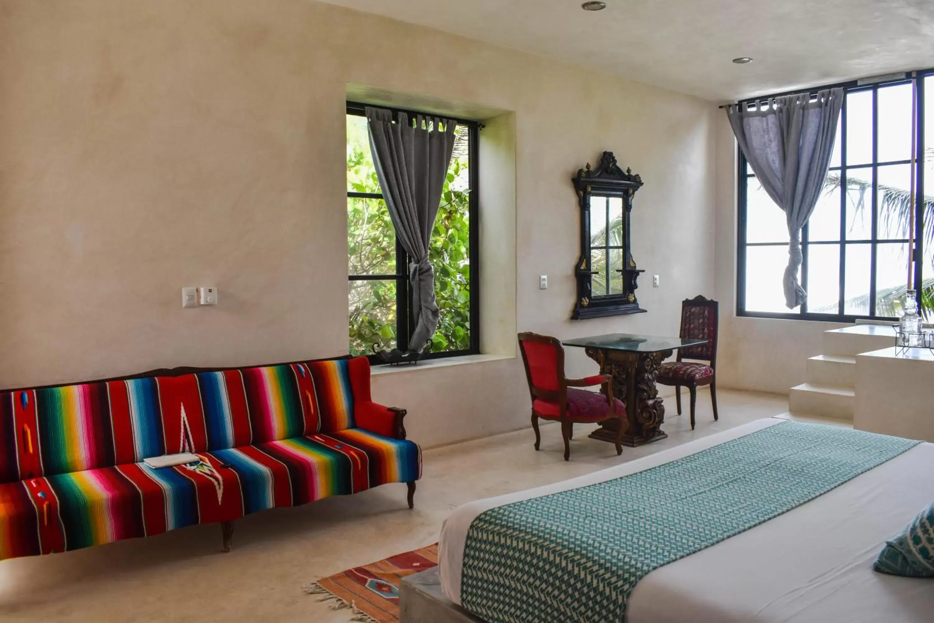 Living room, Seating Area in Posada Lamar Tulum Beach Front and Pool