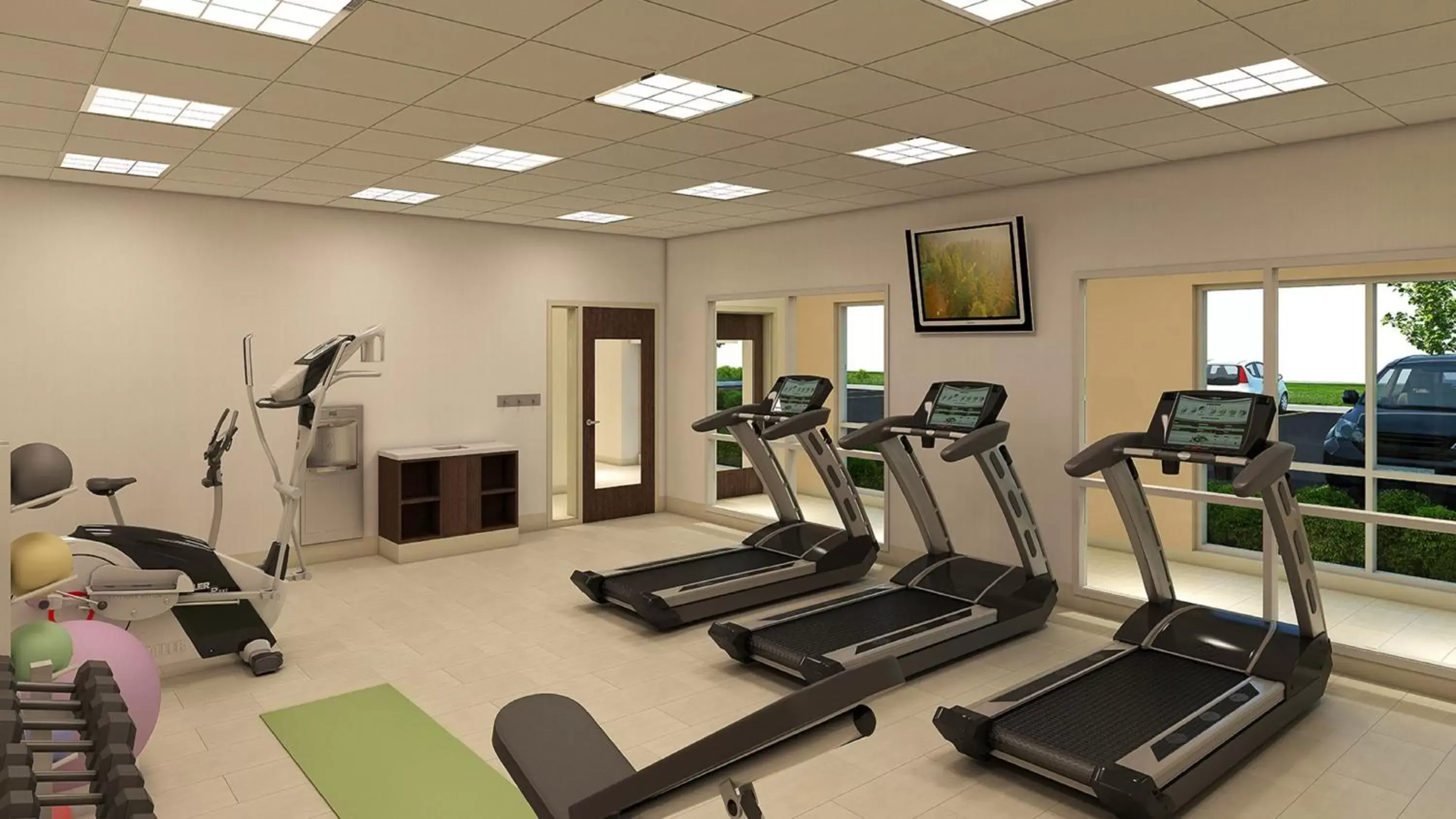 Fitness centre/facilities, Fitness Center/Facilities in Holiday Inn Express & Suites - Olathe South, an IHG Hotel