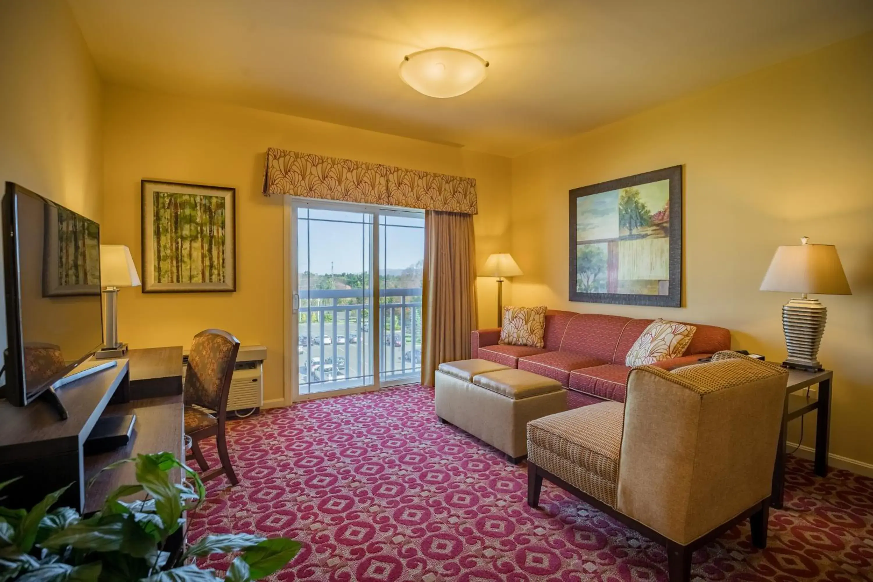 Living room, Seating Area in Berkshire Mountain Lodge