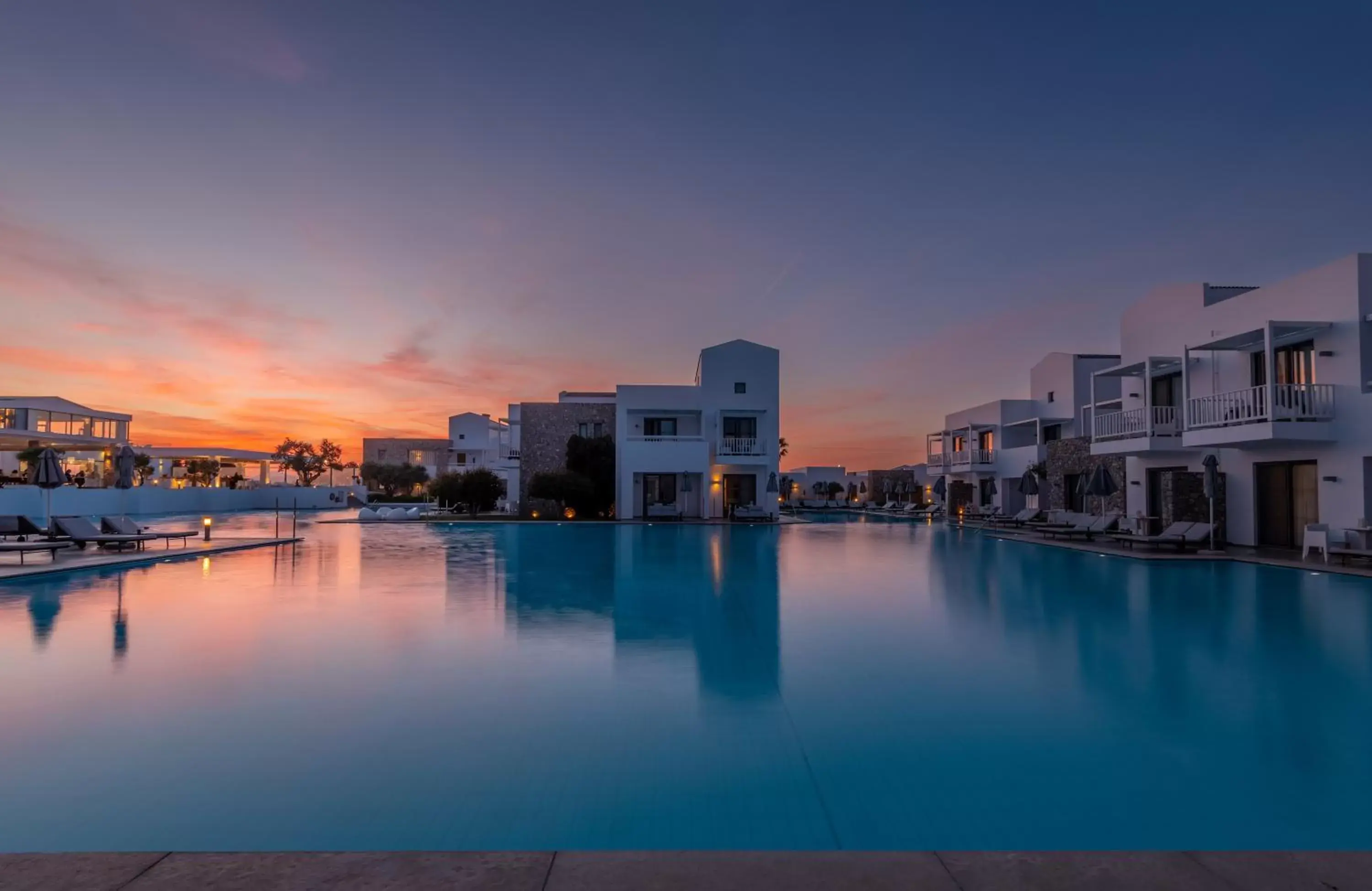 Sunset, Swimming Pool in Diamond Deluxe Hotel - Adults Only