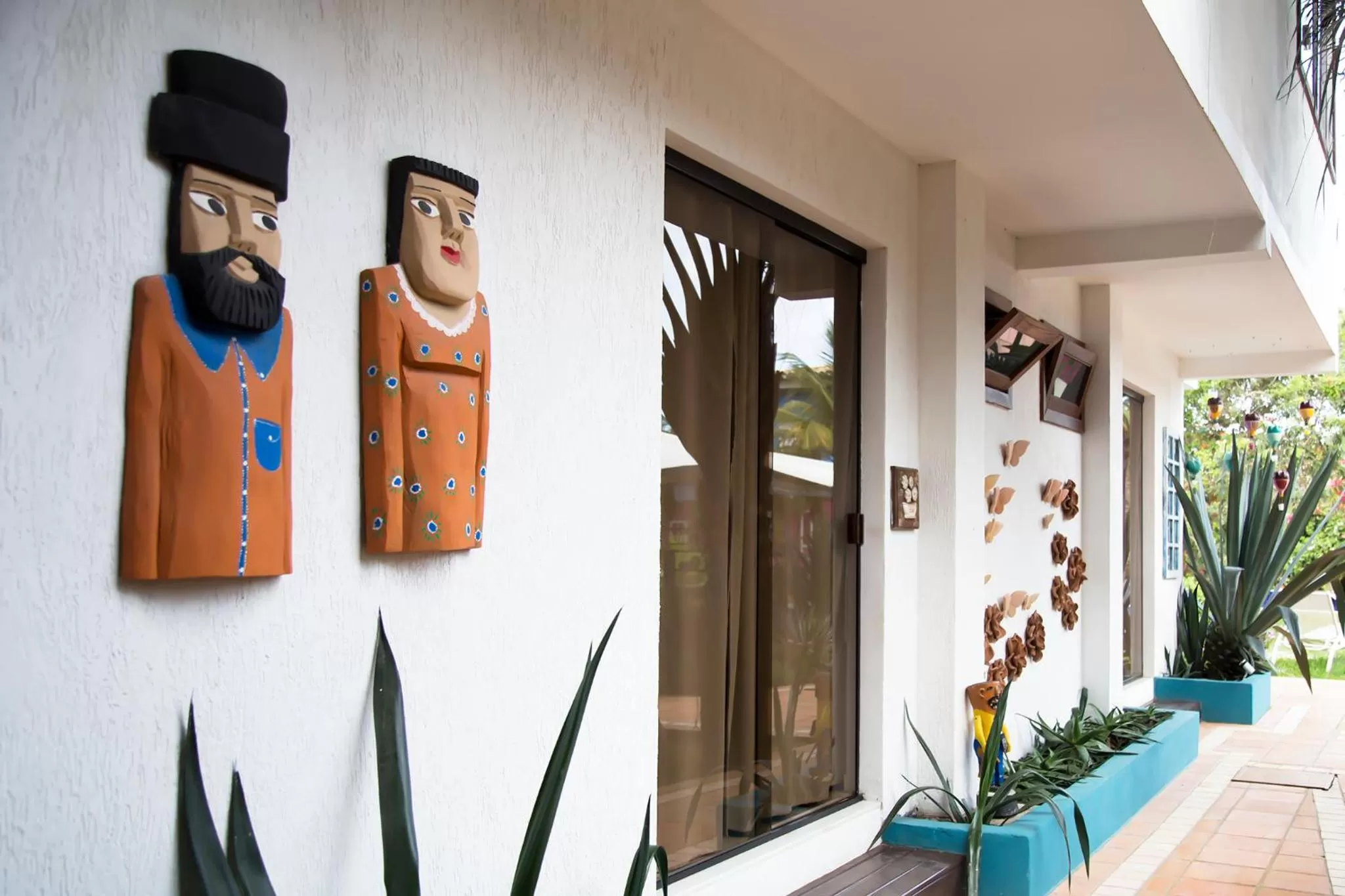 Decorative detail in Hospedaria Entre Amigos