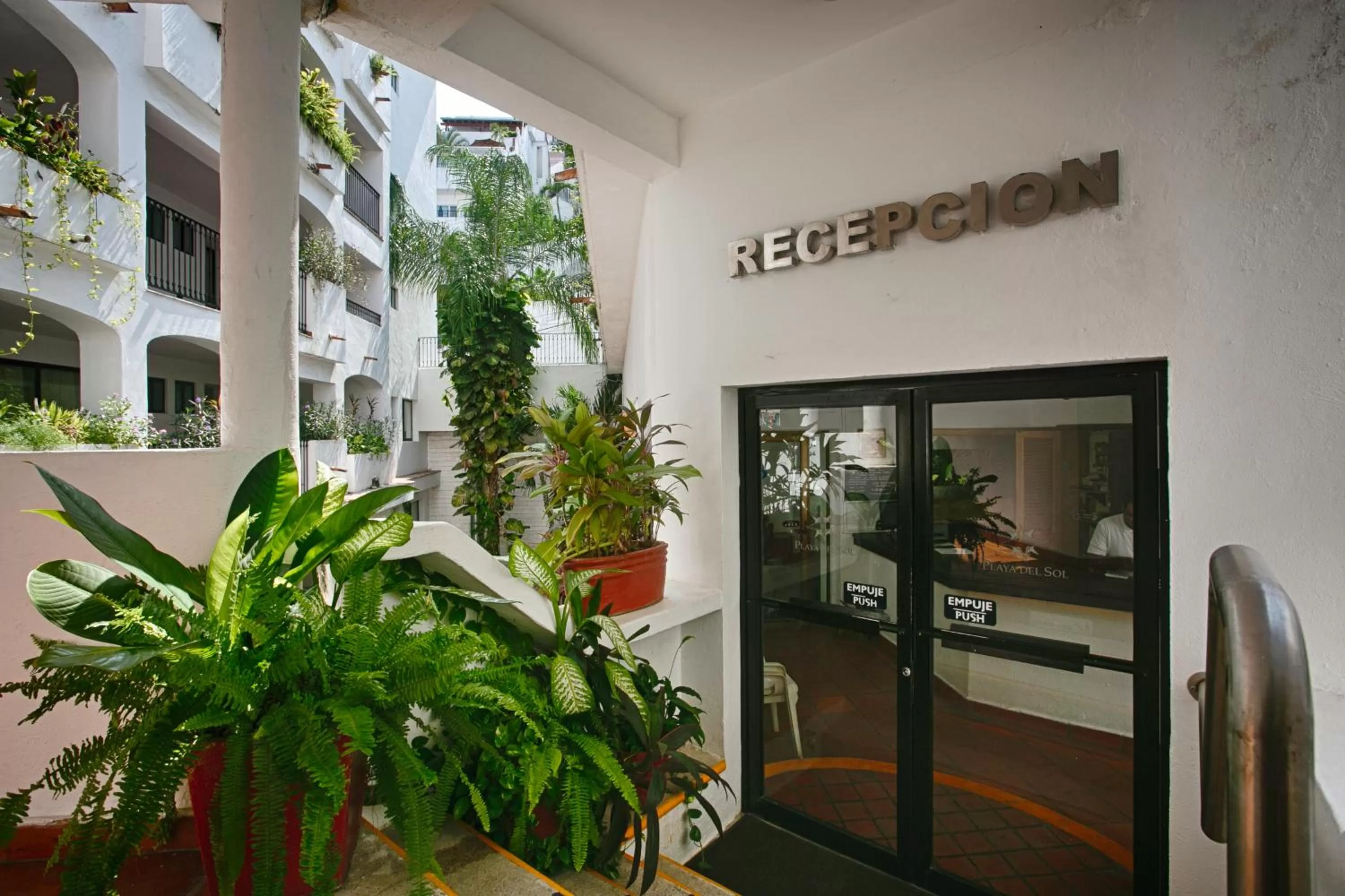 Facade/entrance in One Beach Street Zona Romantica Puerto Vallarta