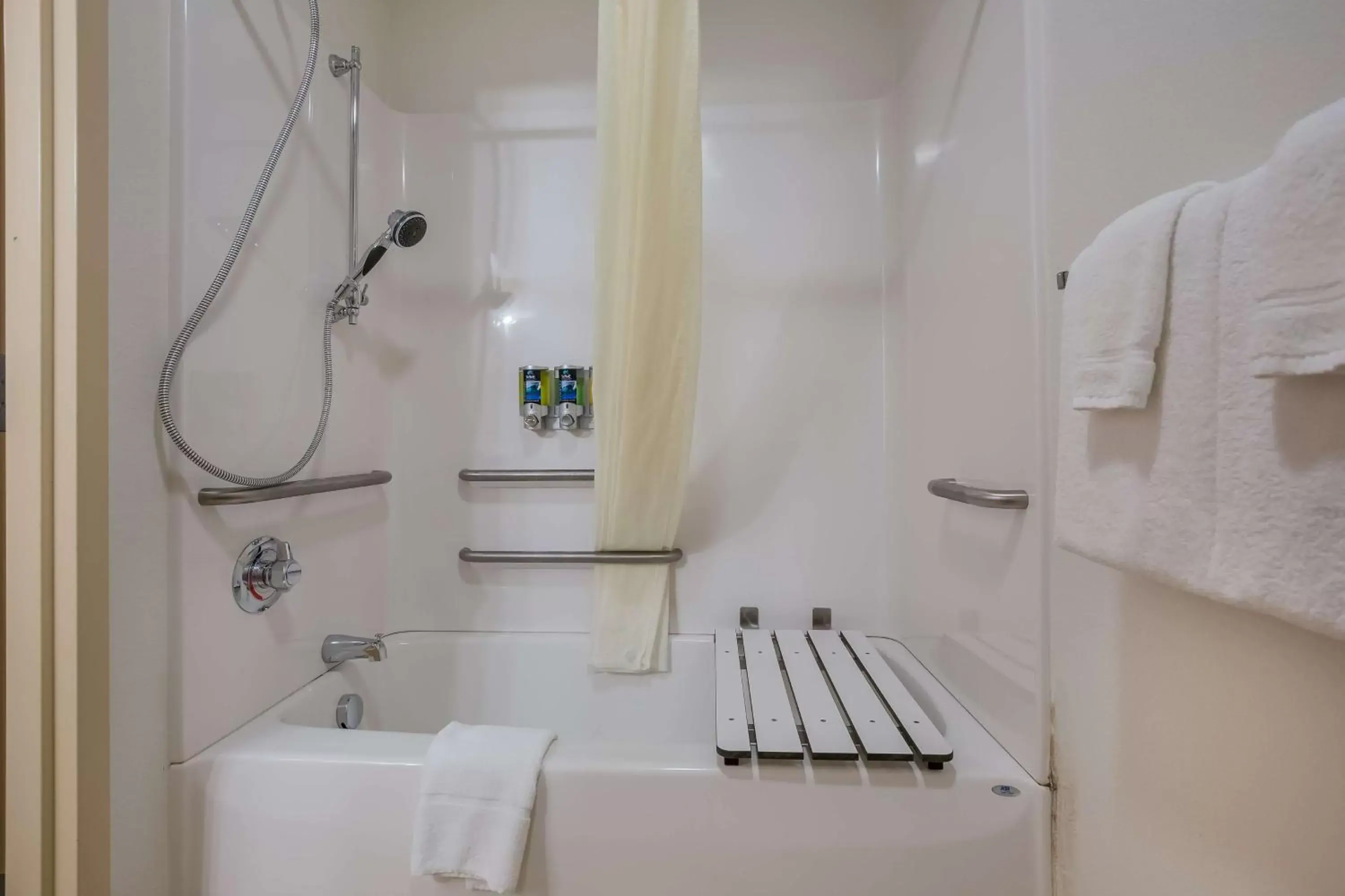 Bathroom in SureStay Hotel by Best Western Whittington Rend Lake