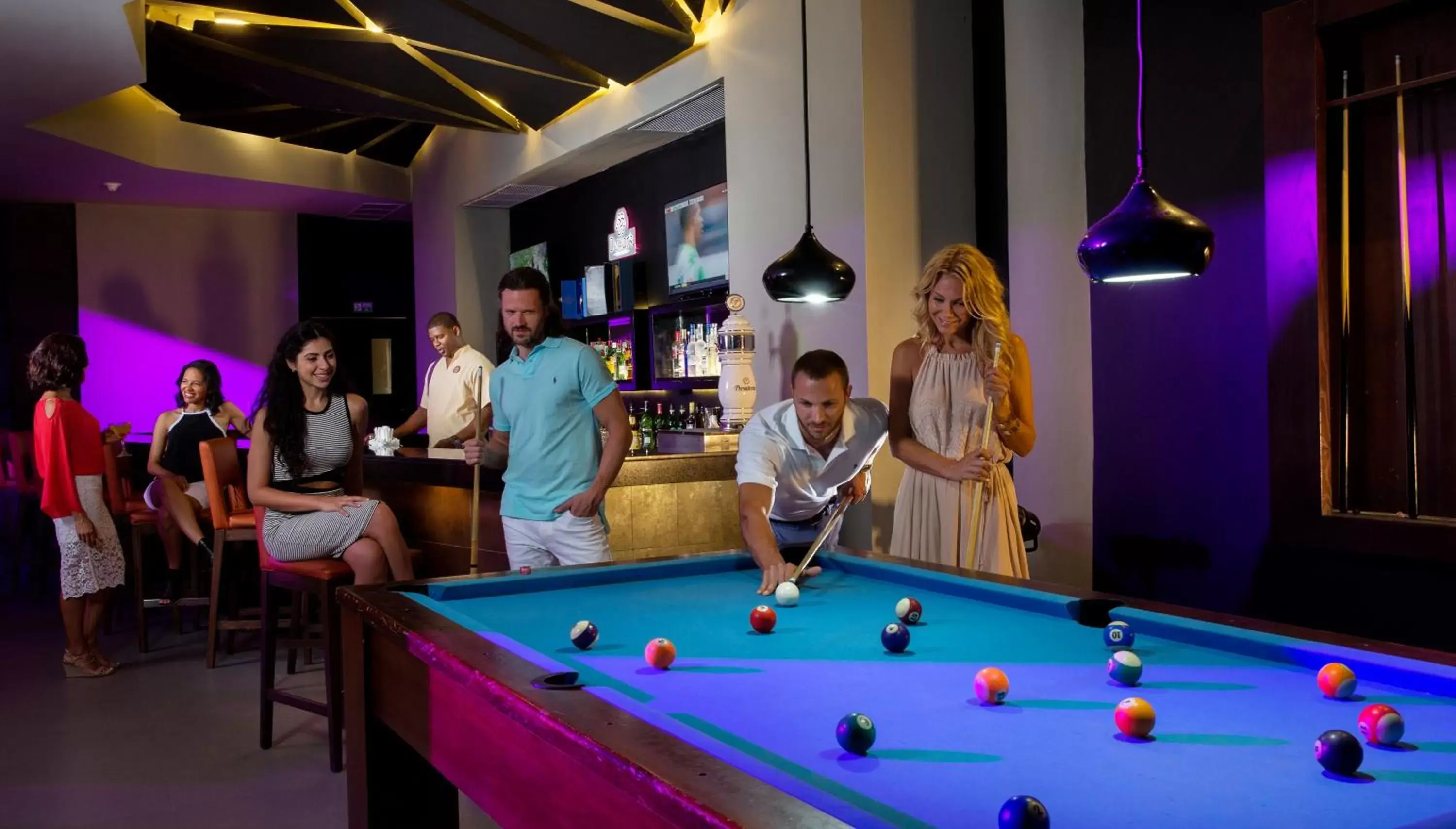 Lounge or bar, Billiards in Royalton CHIC Punta Cana, An Autograph Collection All-Inclusive Resort & Casino, Adults Only