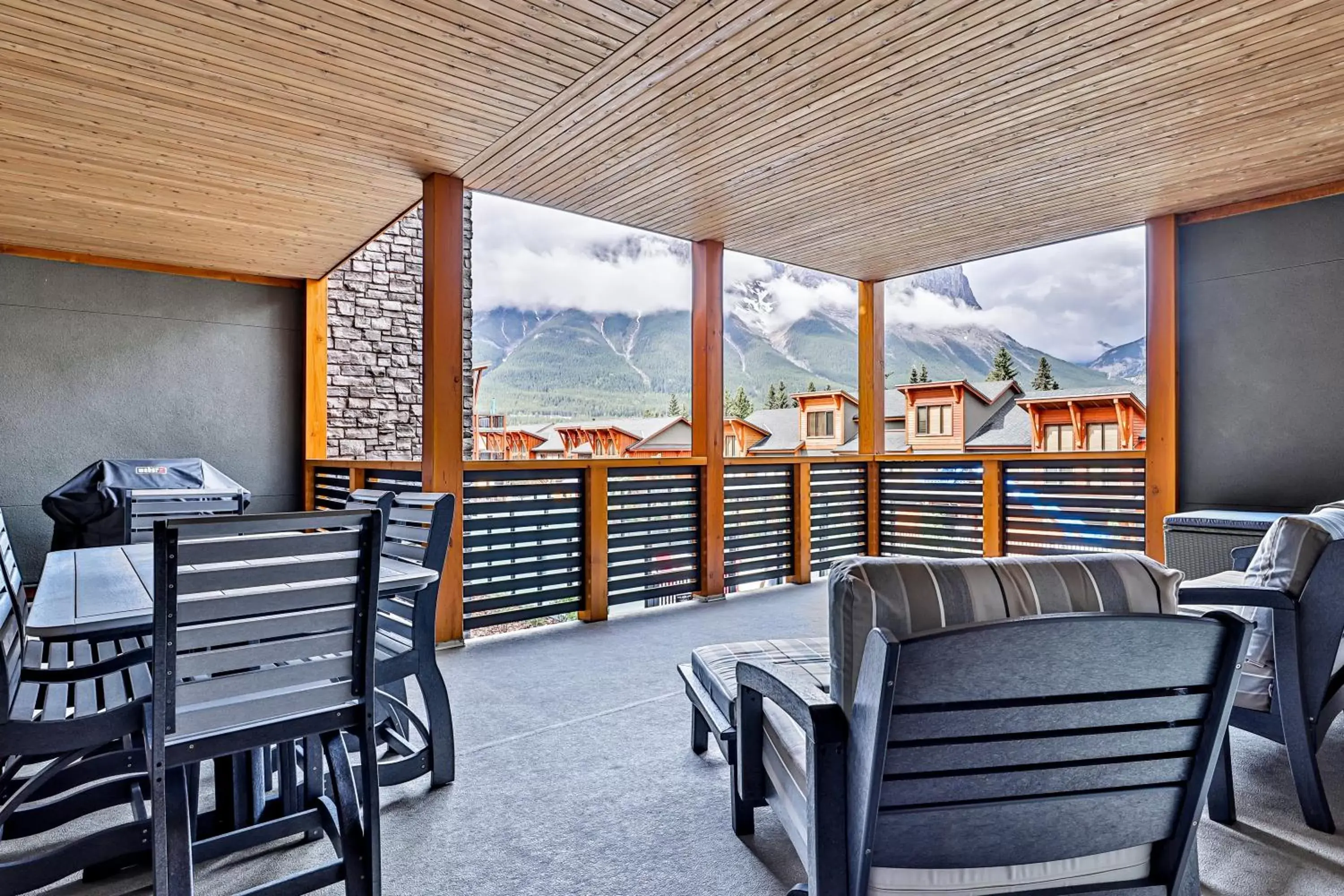 Balcony/Terrace in Tamarack Lodge by Spring Creek Vacations