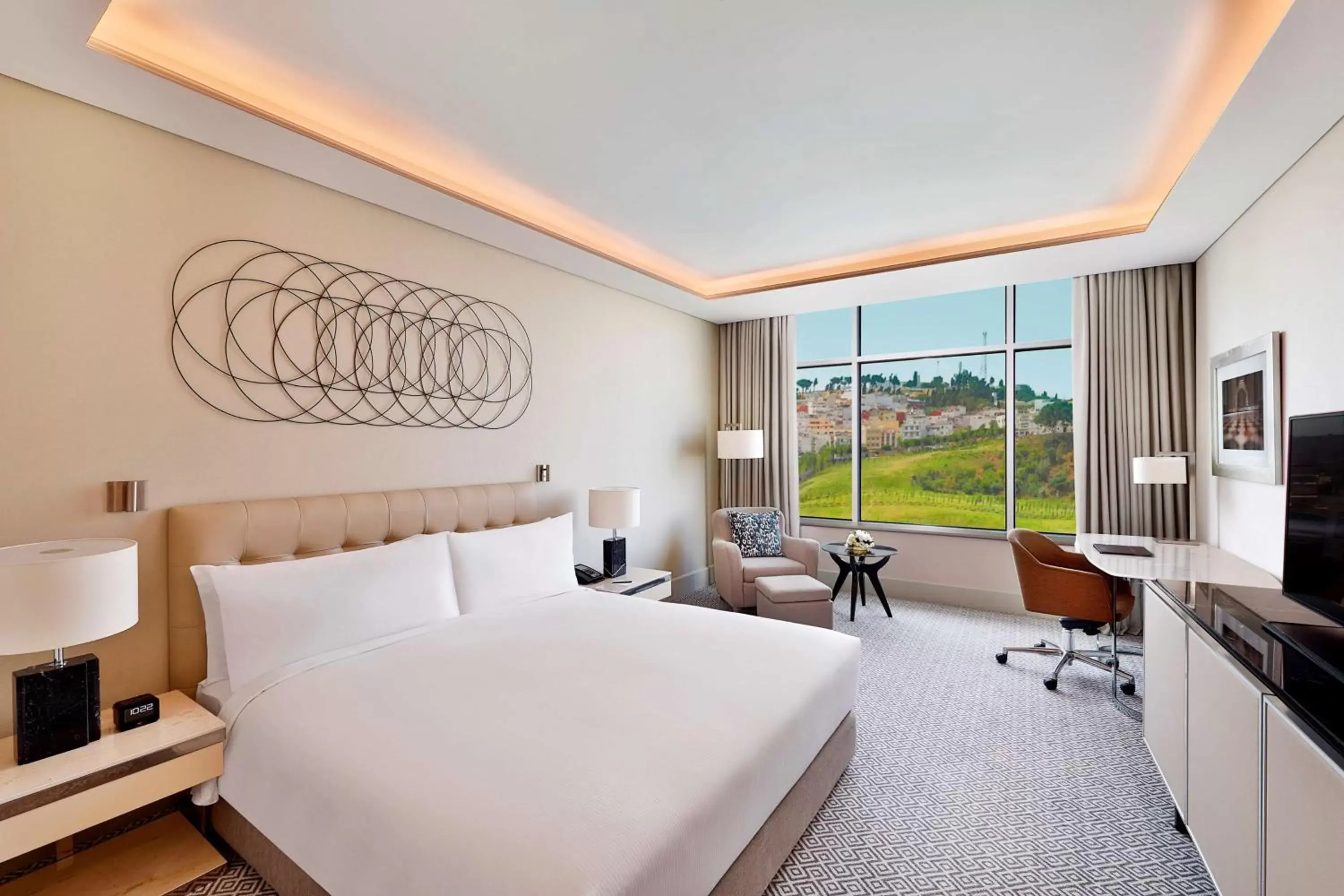 Bed in Hilton Tanger City Center Hotel & Residences