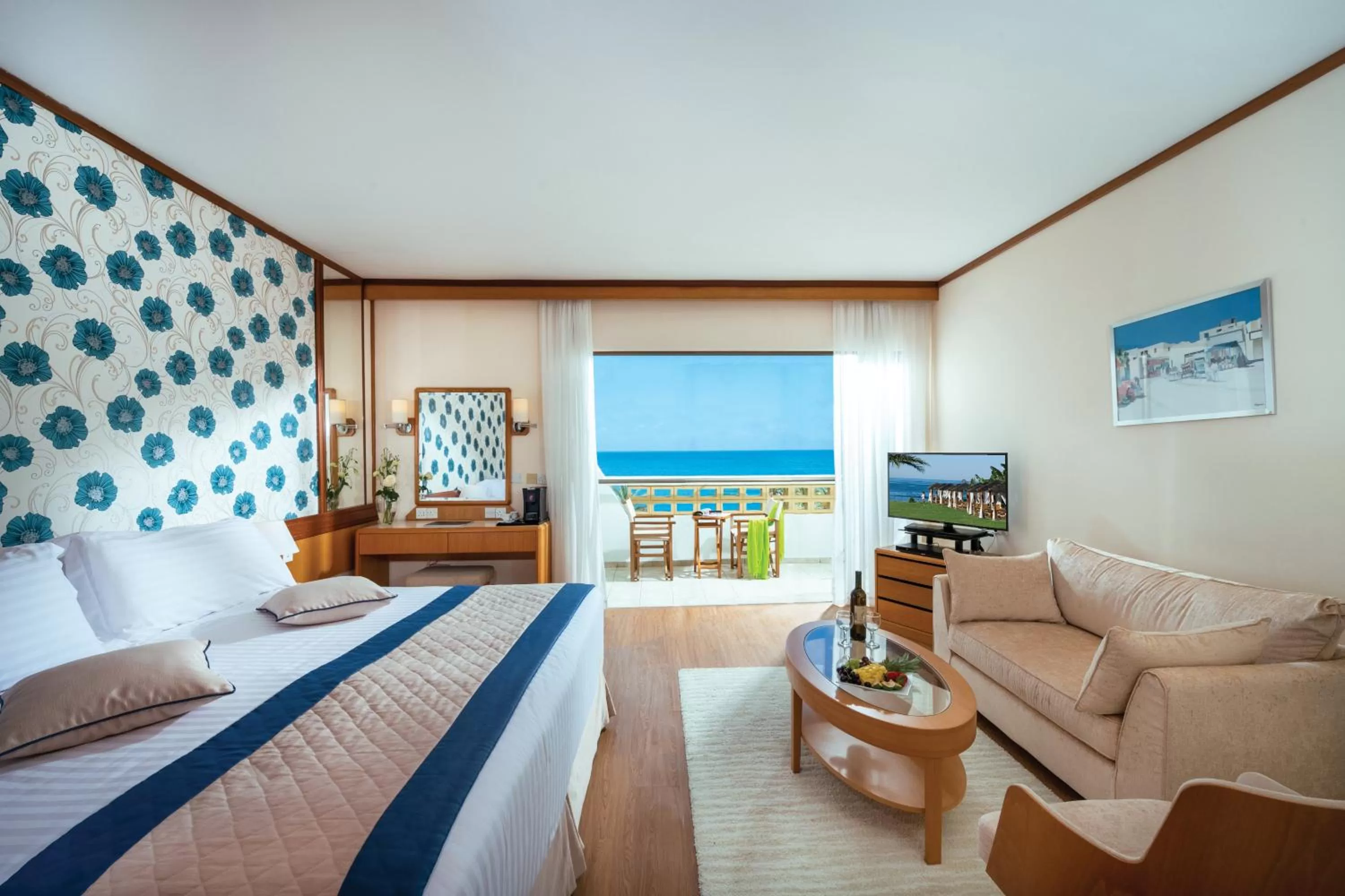 Bedroom, Bed in Constantinou Bros Athena Royal Beach Hotel