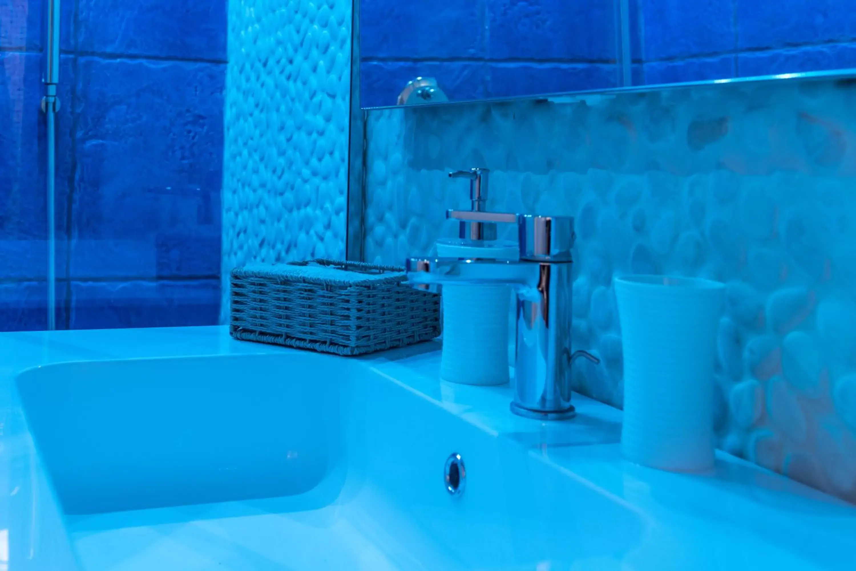 Bathroom in B&B Nel Blu Dipinto Di Blu