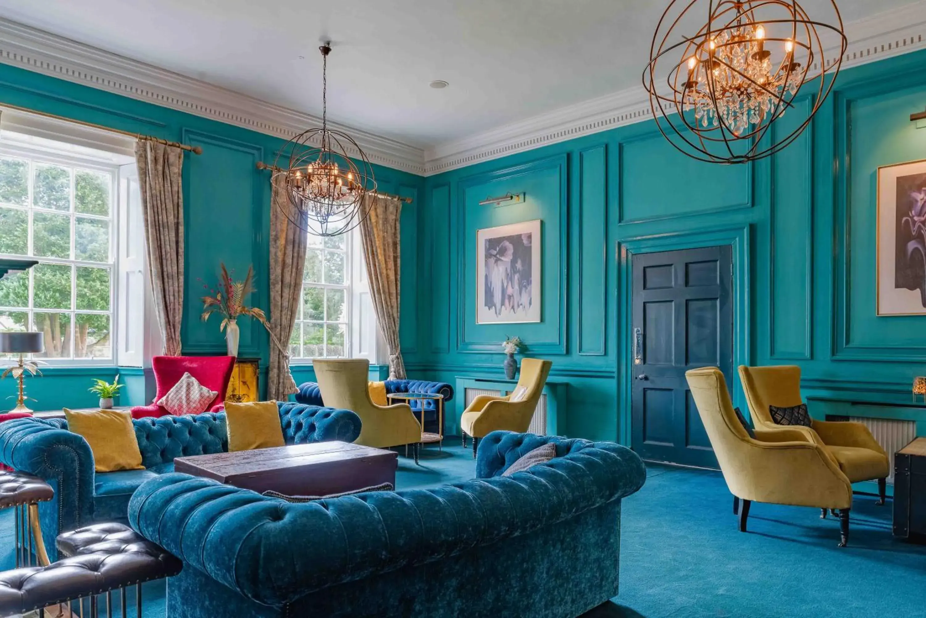 Lounge or bar, Seating Area in Hallgarth Manor House