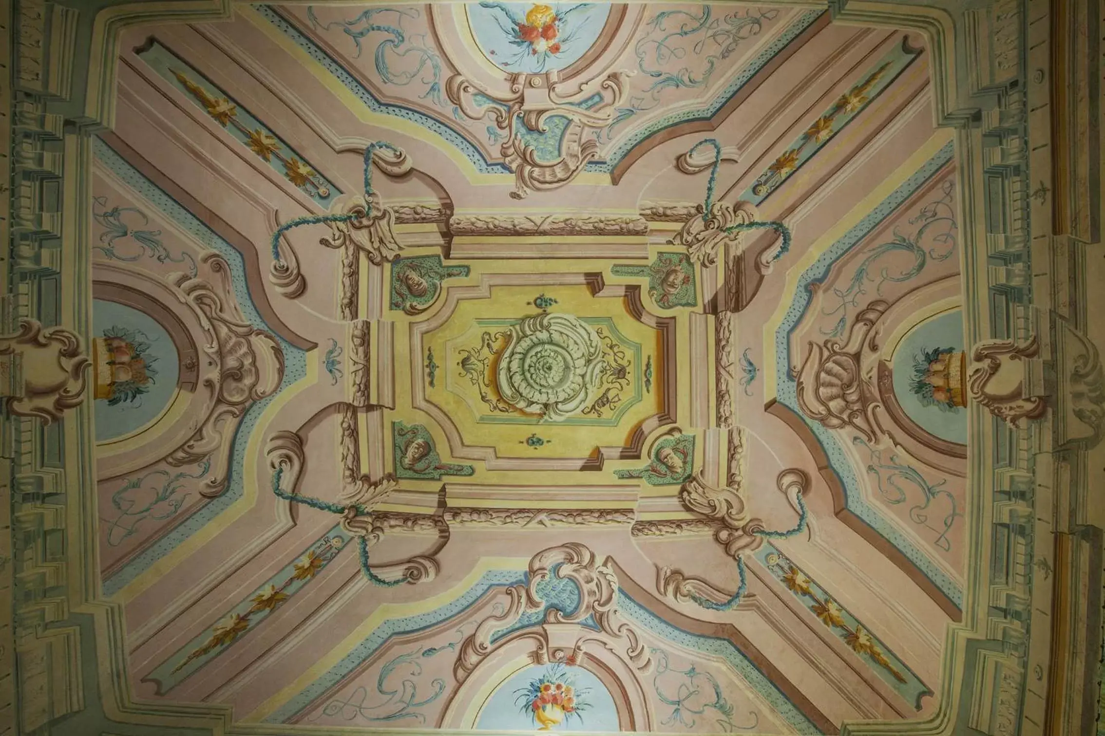 Decorative detail in Palazzo Carletti