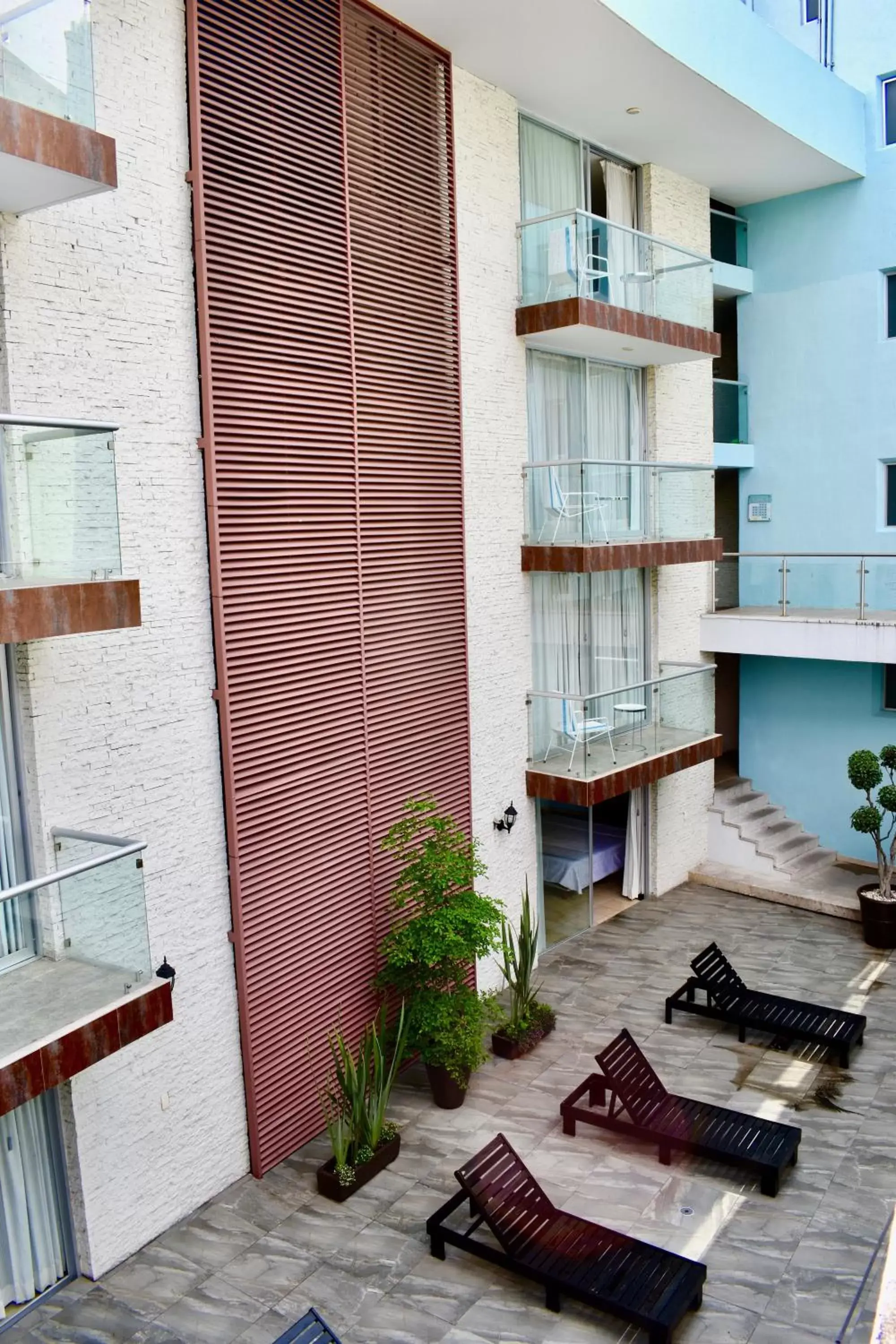 Patio in Country Hotel & Suites