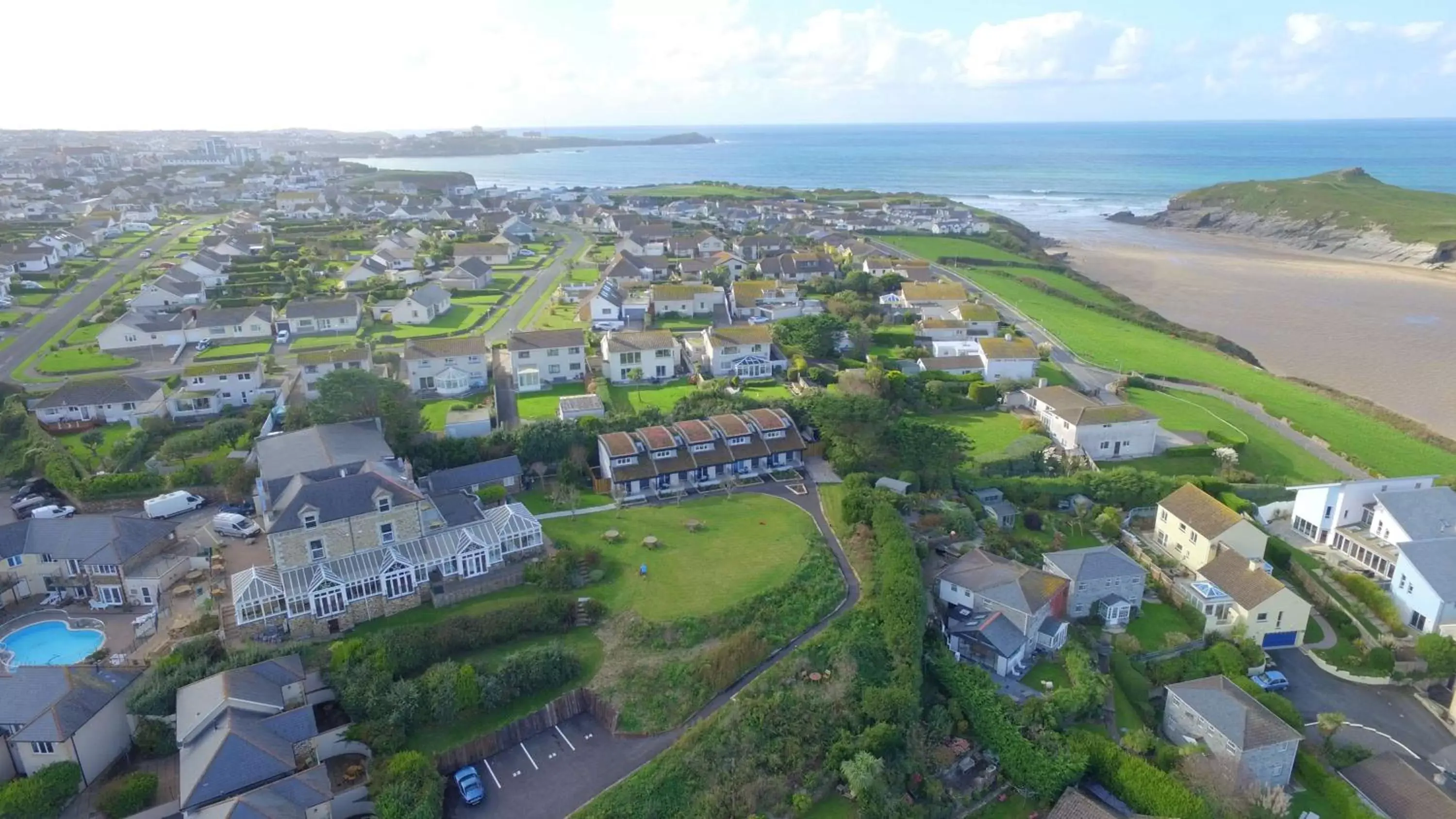 Property building, Bird's-eye View in Sure Hotel Collection by Best Western Porth Veor Manor Hotel