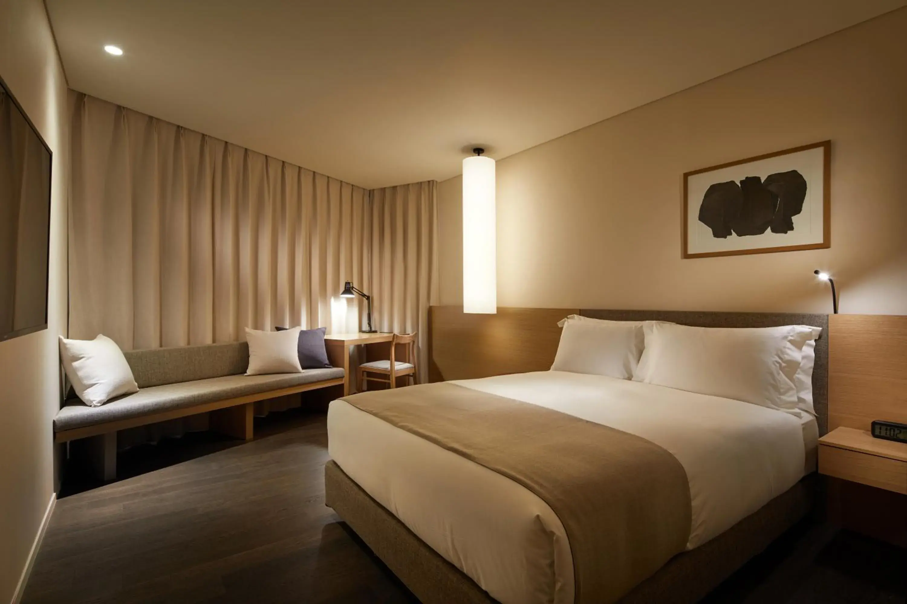 Bed in Shilla Stay Samsung