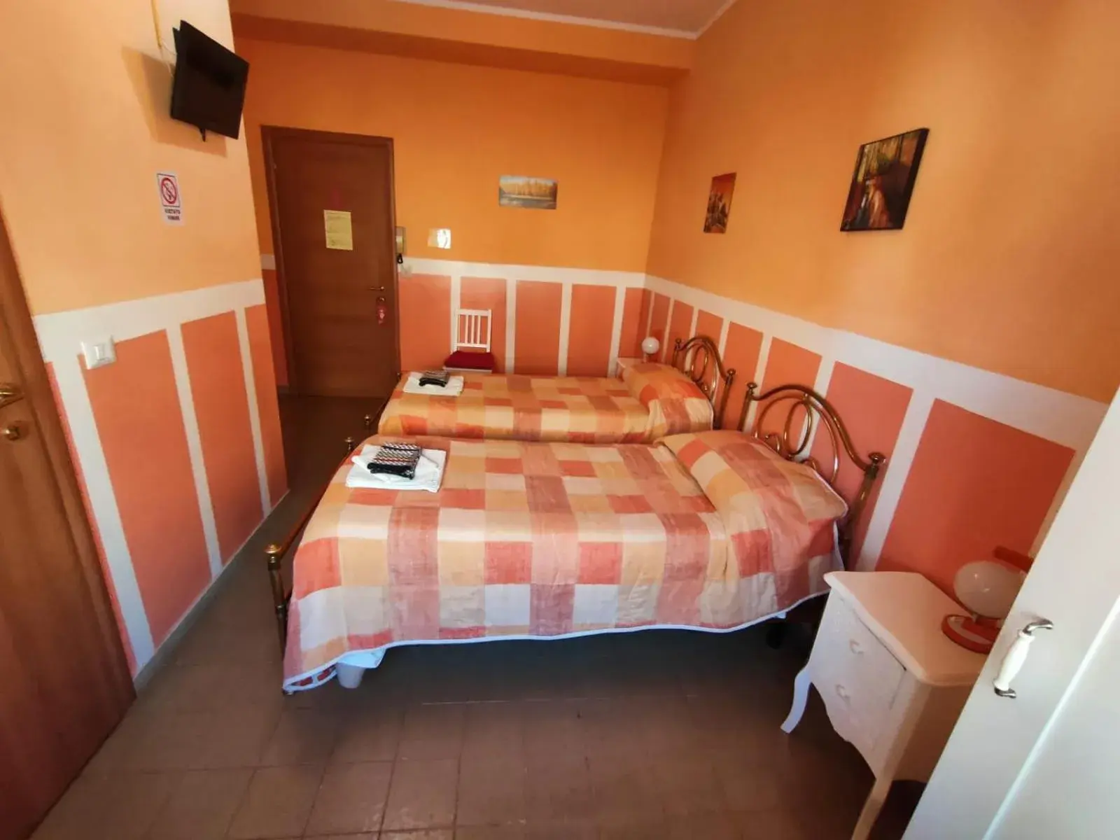 Bed in Hotel Serenella