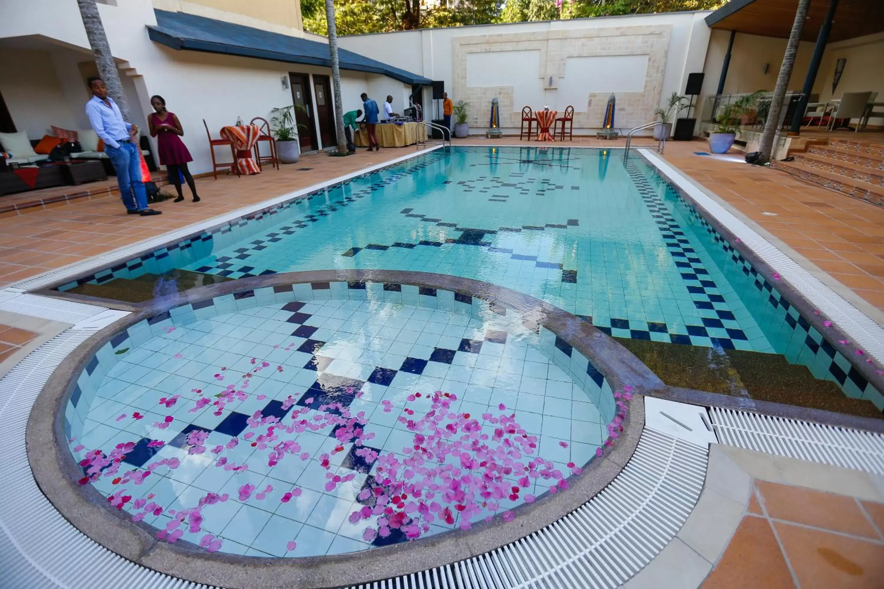 Pool view in The Heron By Sarovar Portico India Pool view in The Heron By Sarovar Portico India