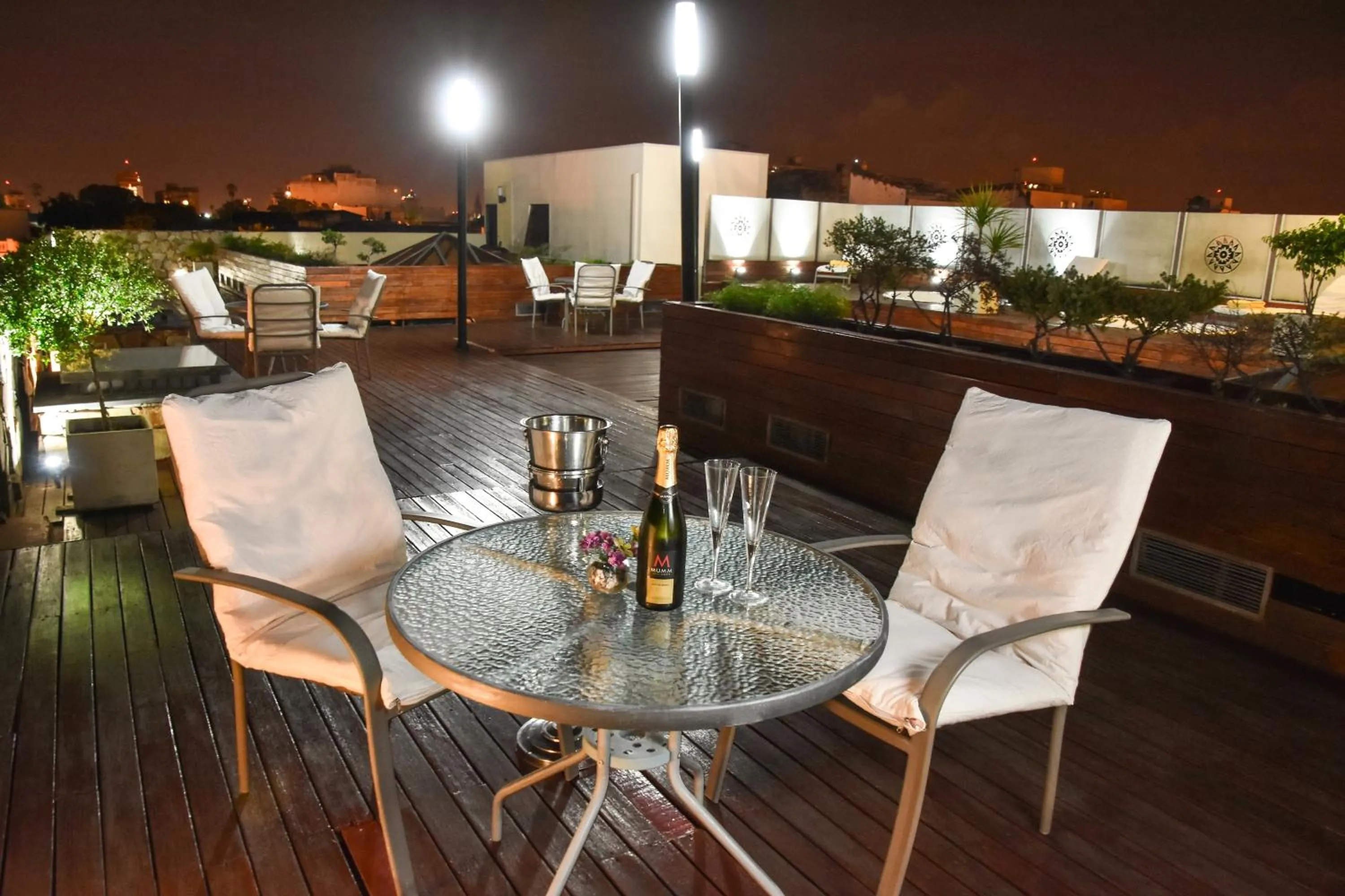 Patio in Hotel Inkai