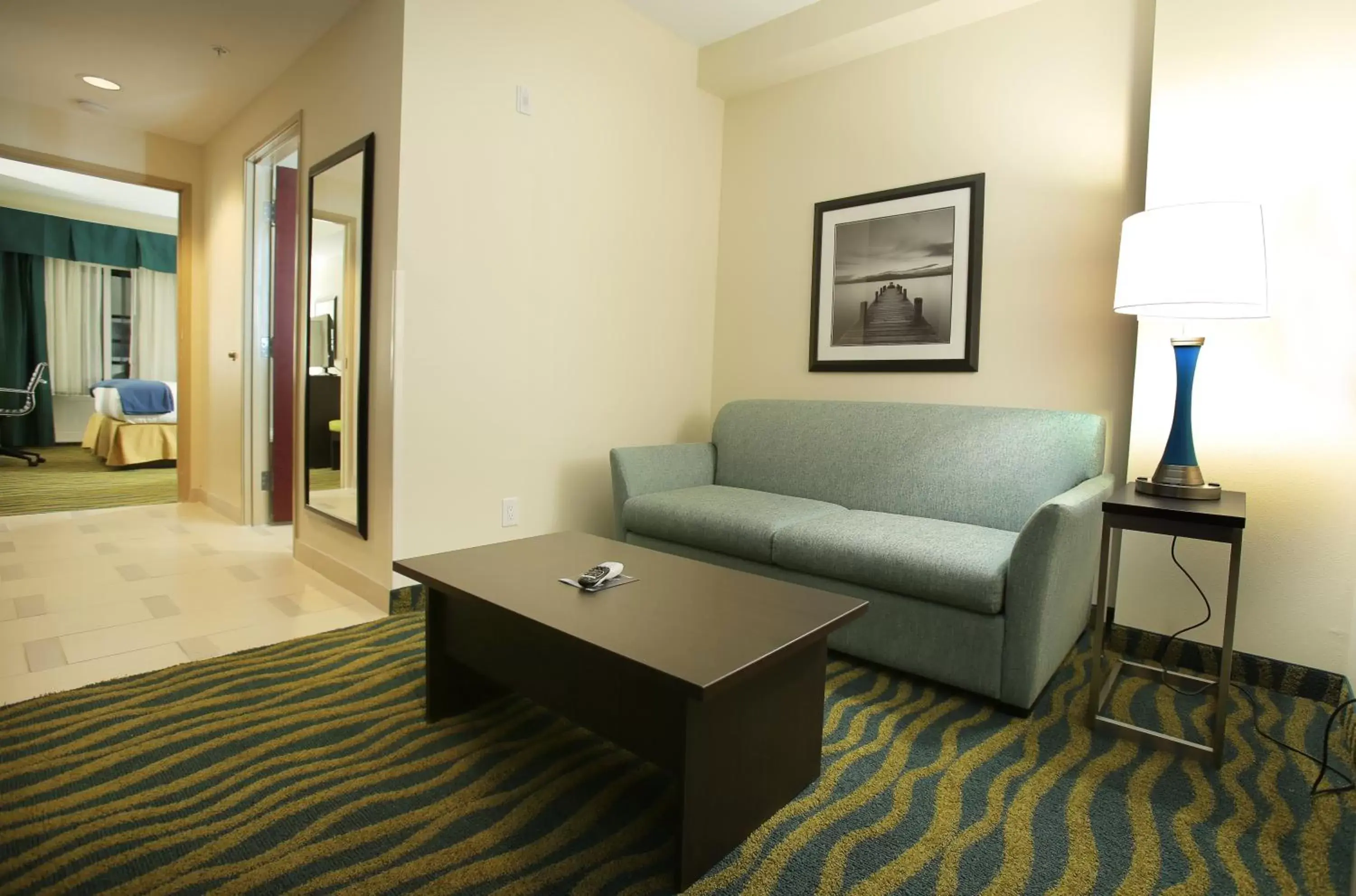 Photo of the whole room, Seating Area in Holiday Inn Express & Suites Southport - Oak Island Area, an IHG Hotel