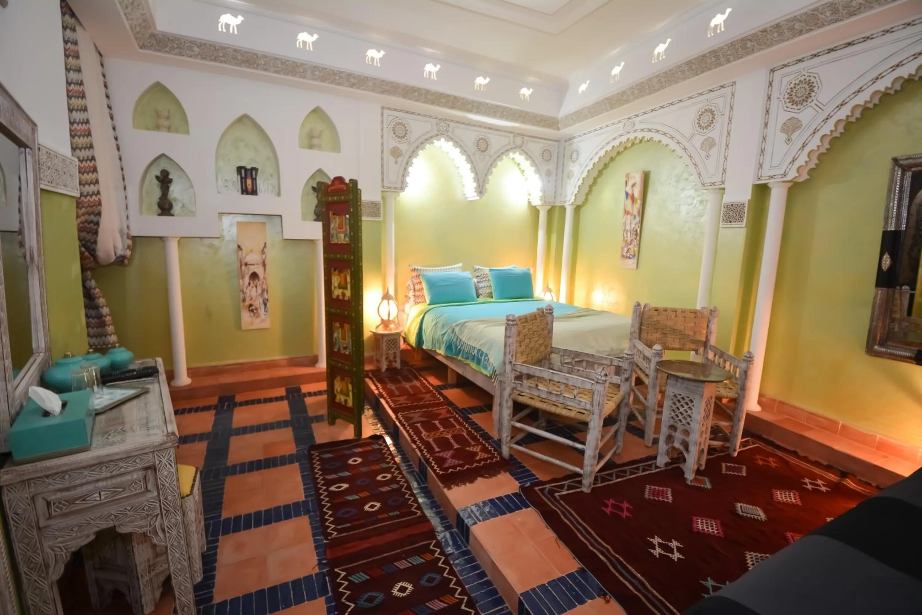 Bedroom in Riad Eloise
