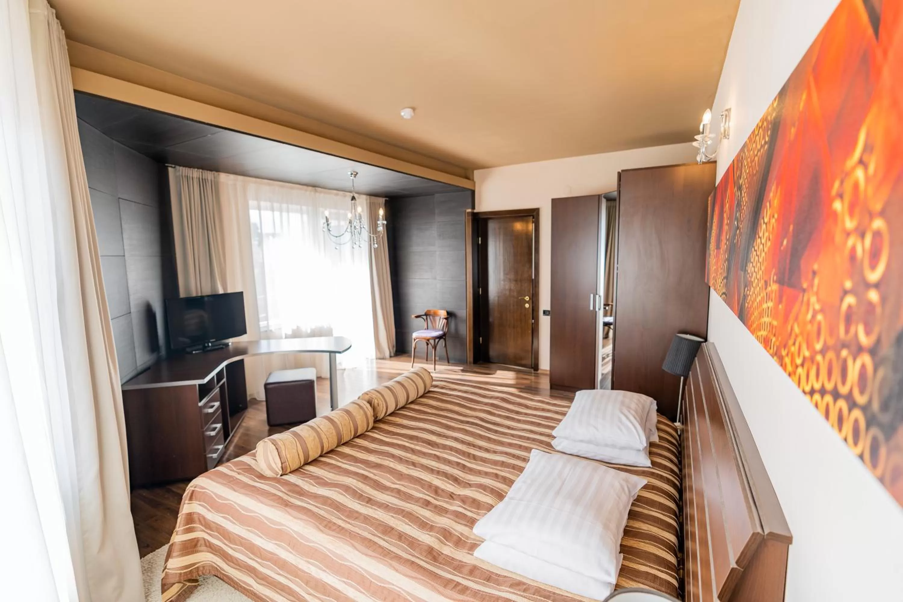 Bed in Hotel Belvedere