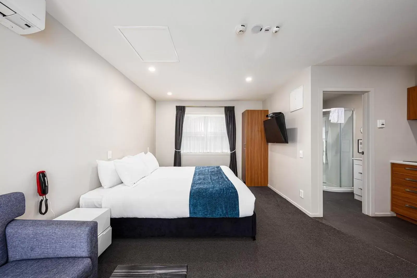 Bedroom, Bed in 311 Motel Riccarton