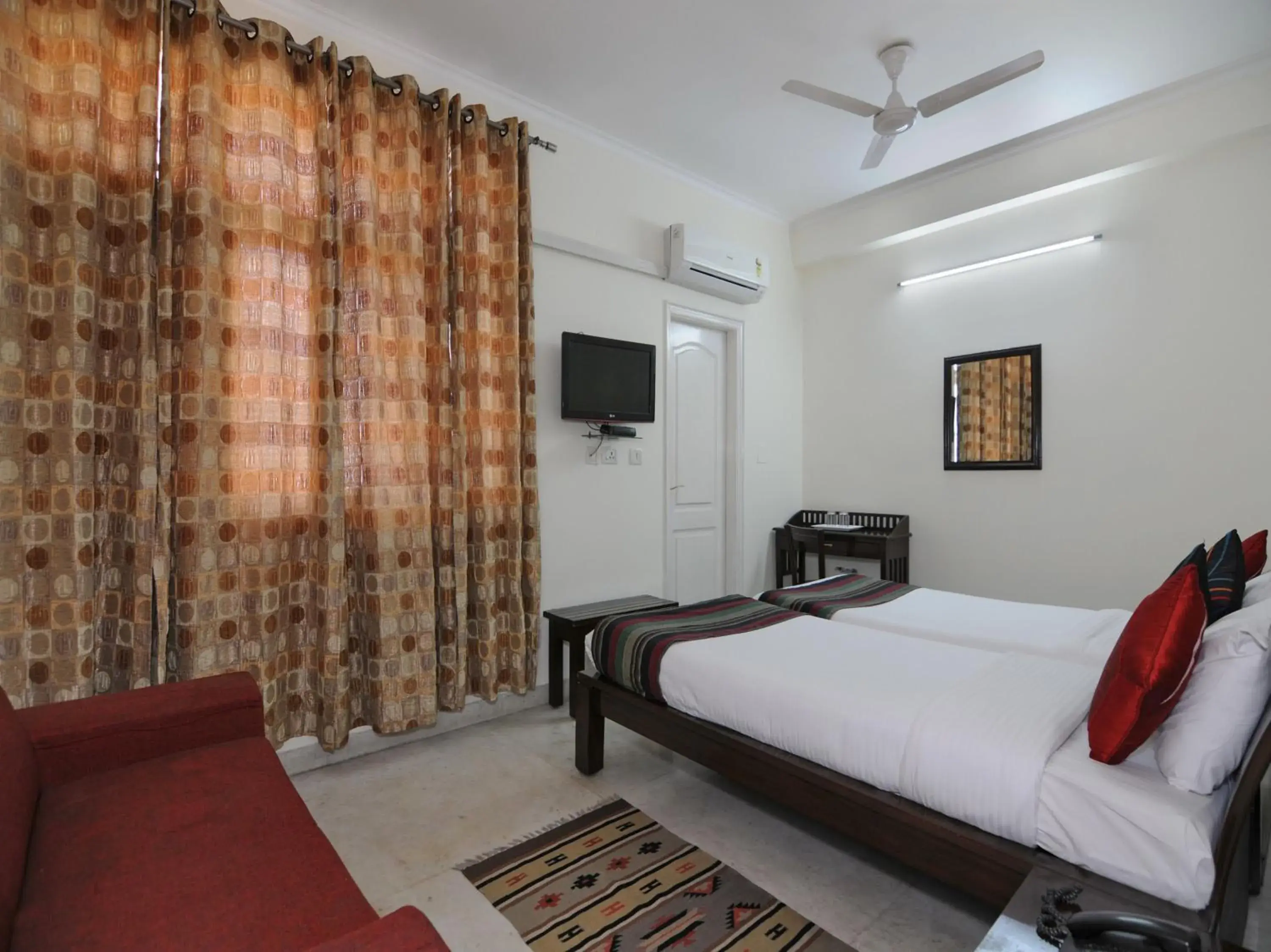 Bedroom, Bed in Mehra Residency At The Airport