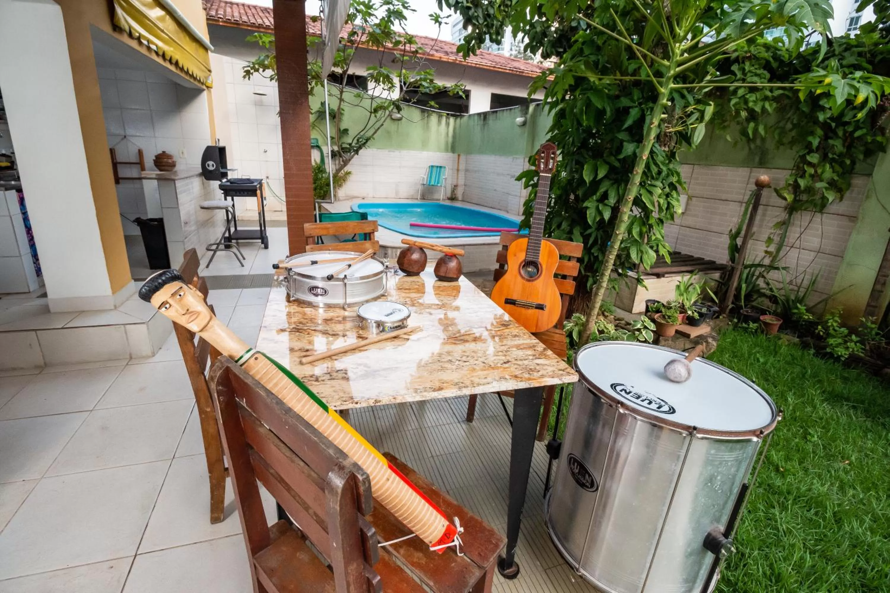 Patio in A Casa Morro do Moreno