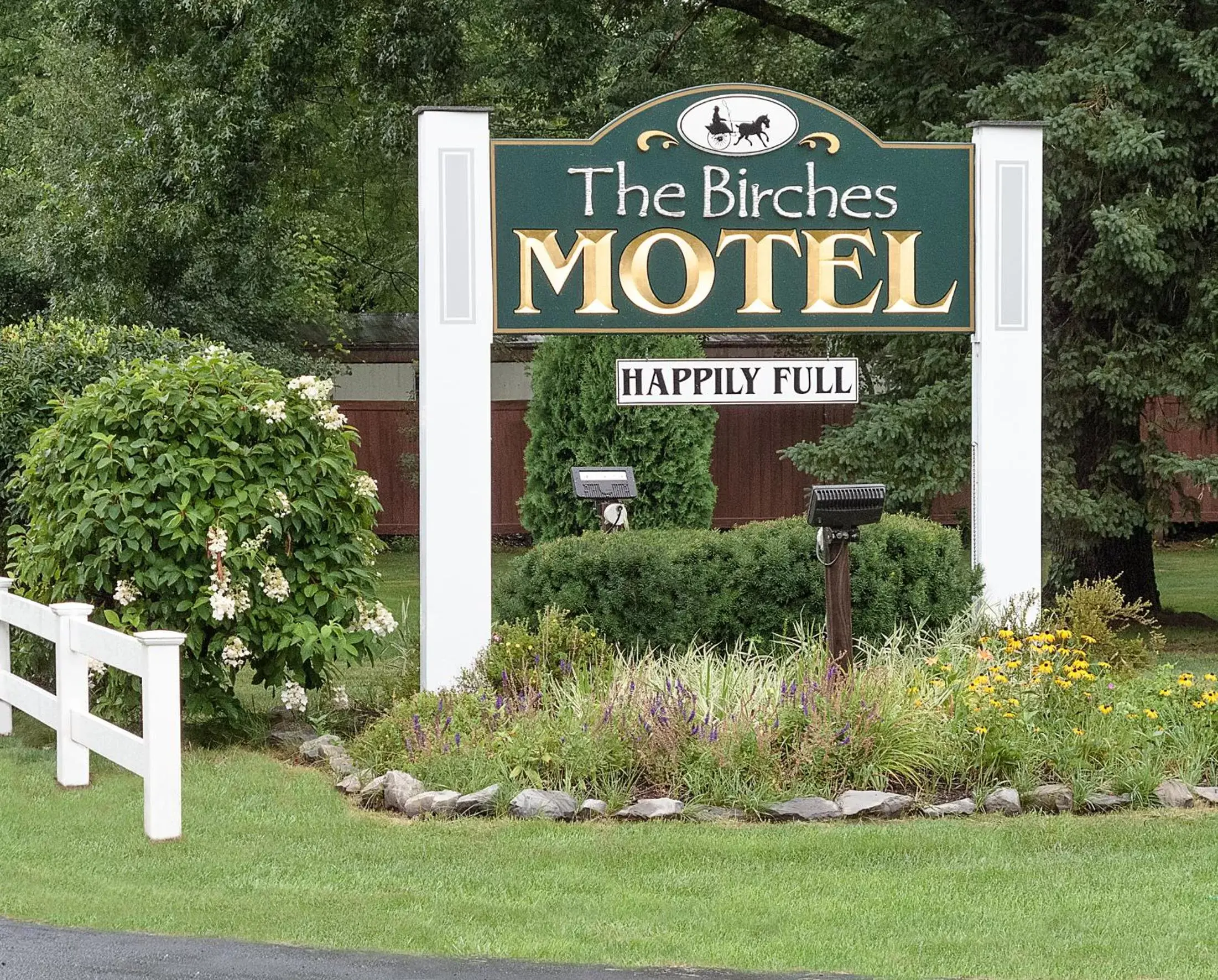 Property logo or sign in Birches Motel