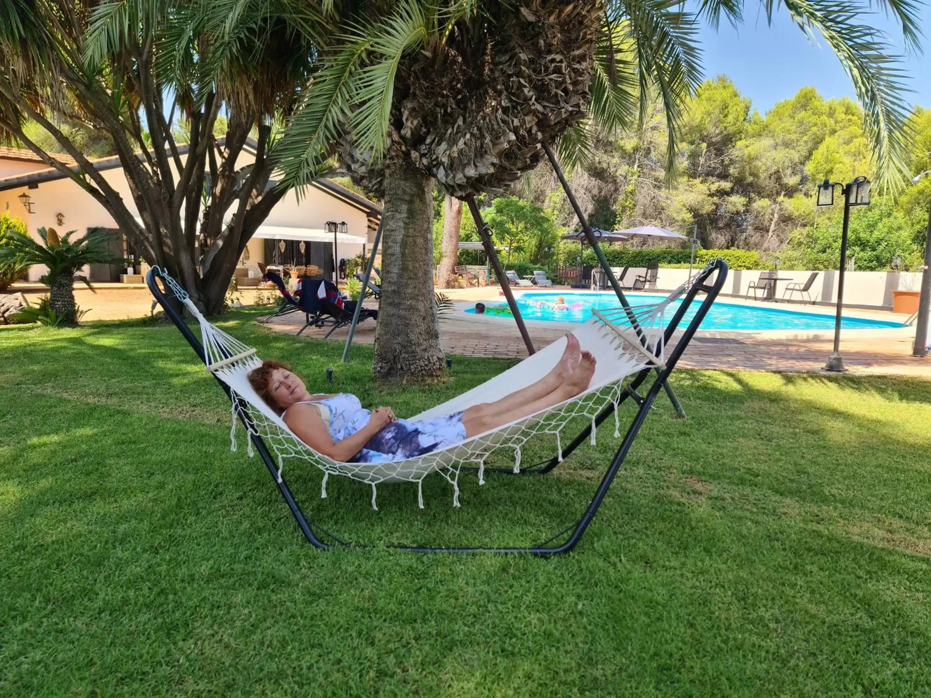 sunbed in Finca la Yuca