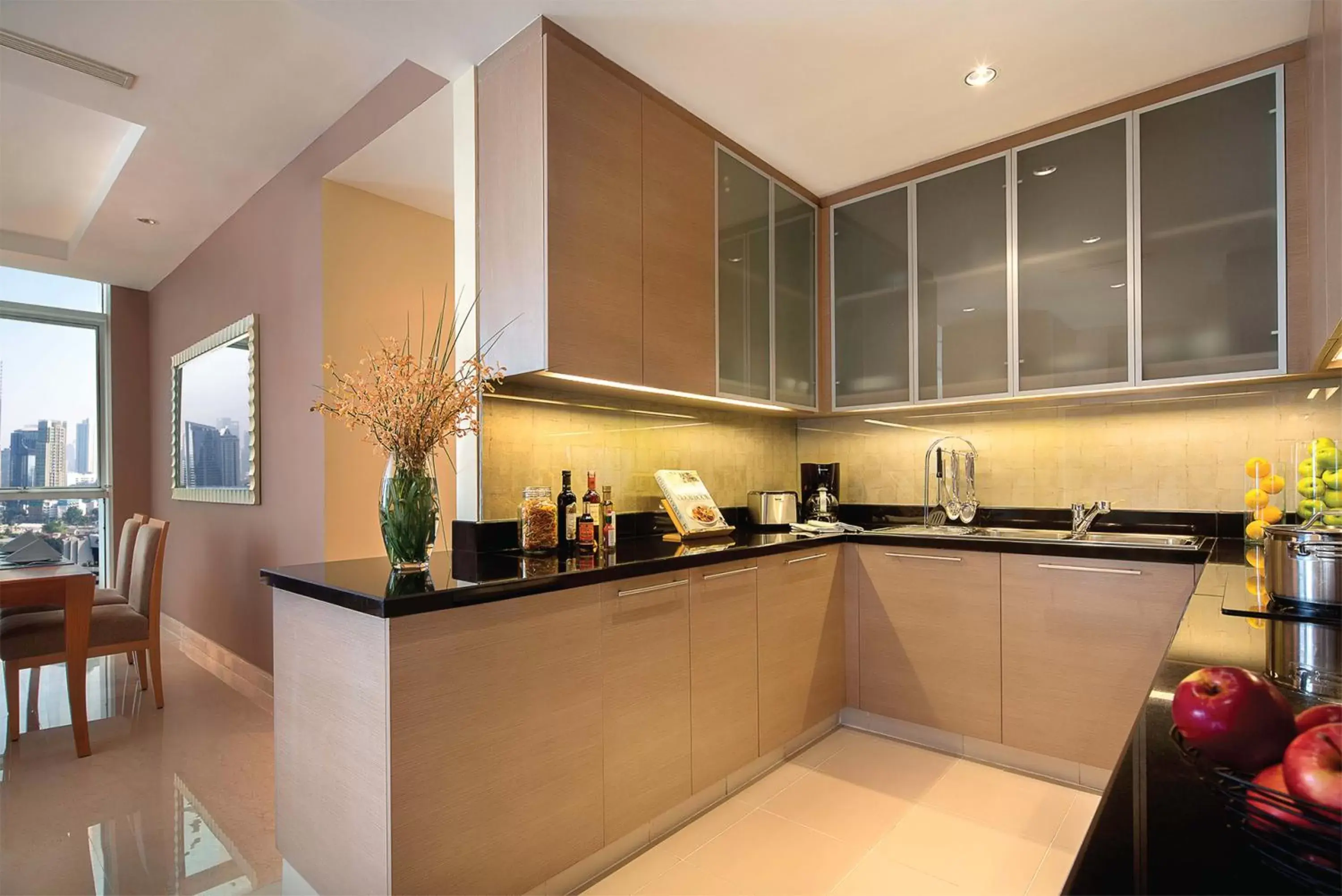 Kitchen or kitchenette, Kitchen/Kitchenette in Oakwood Premier Cozmo Jakarta