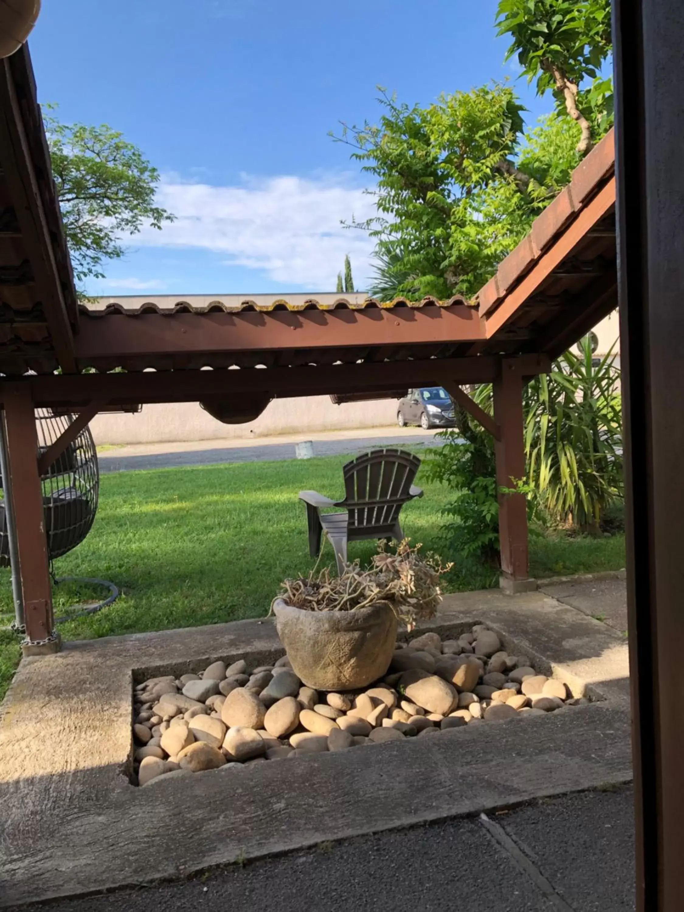 Garden view in Hotel Cristol