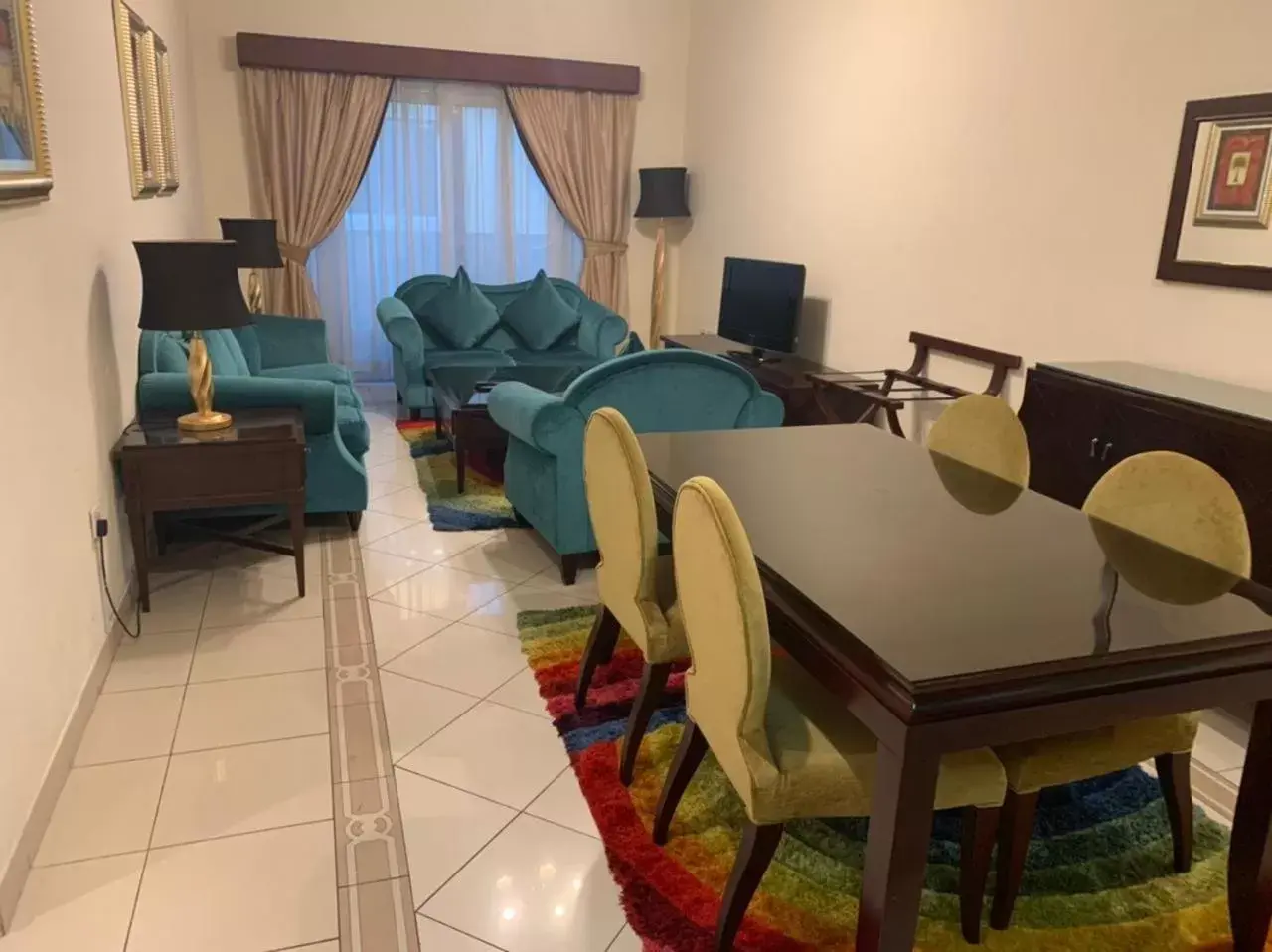 Living room in Al Manar Hotel Apartments