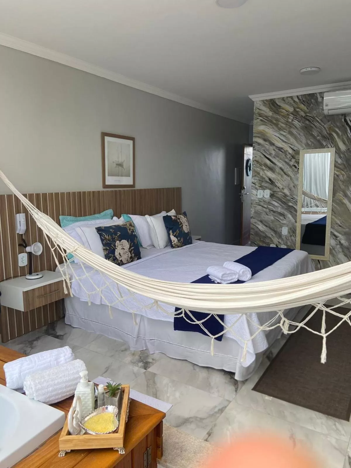 Bed in Pousada e Restaurante Vista Turquesa