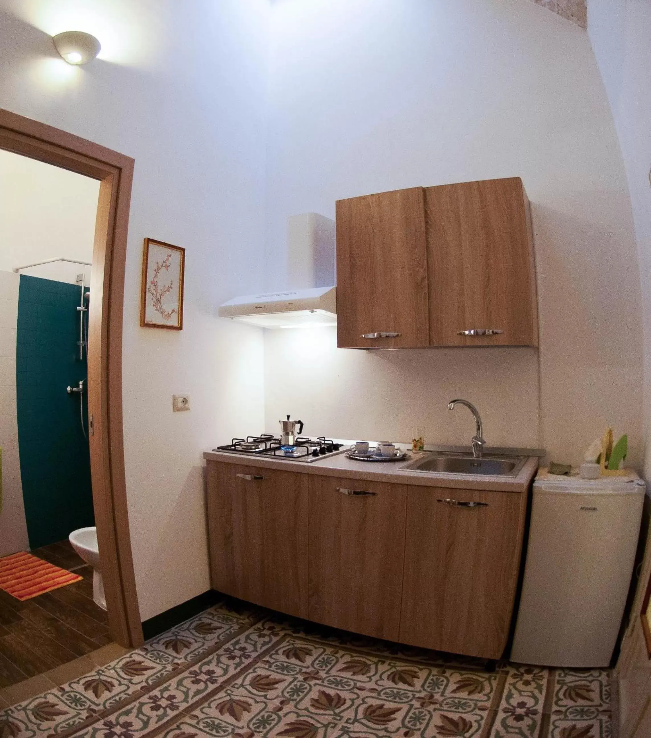 Coffee/tea facilities, Kitchen/Kitchenette in B&B a Casa della Nonna Uccia