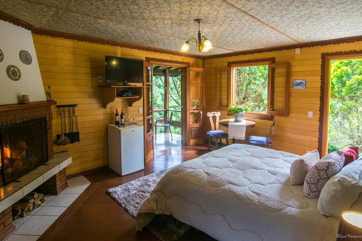 Photo of the whole room, Bed in Pousada Ricanto Amore Mio