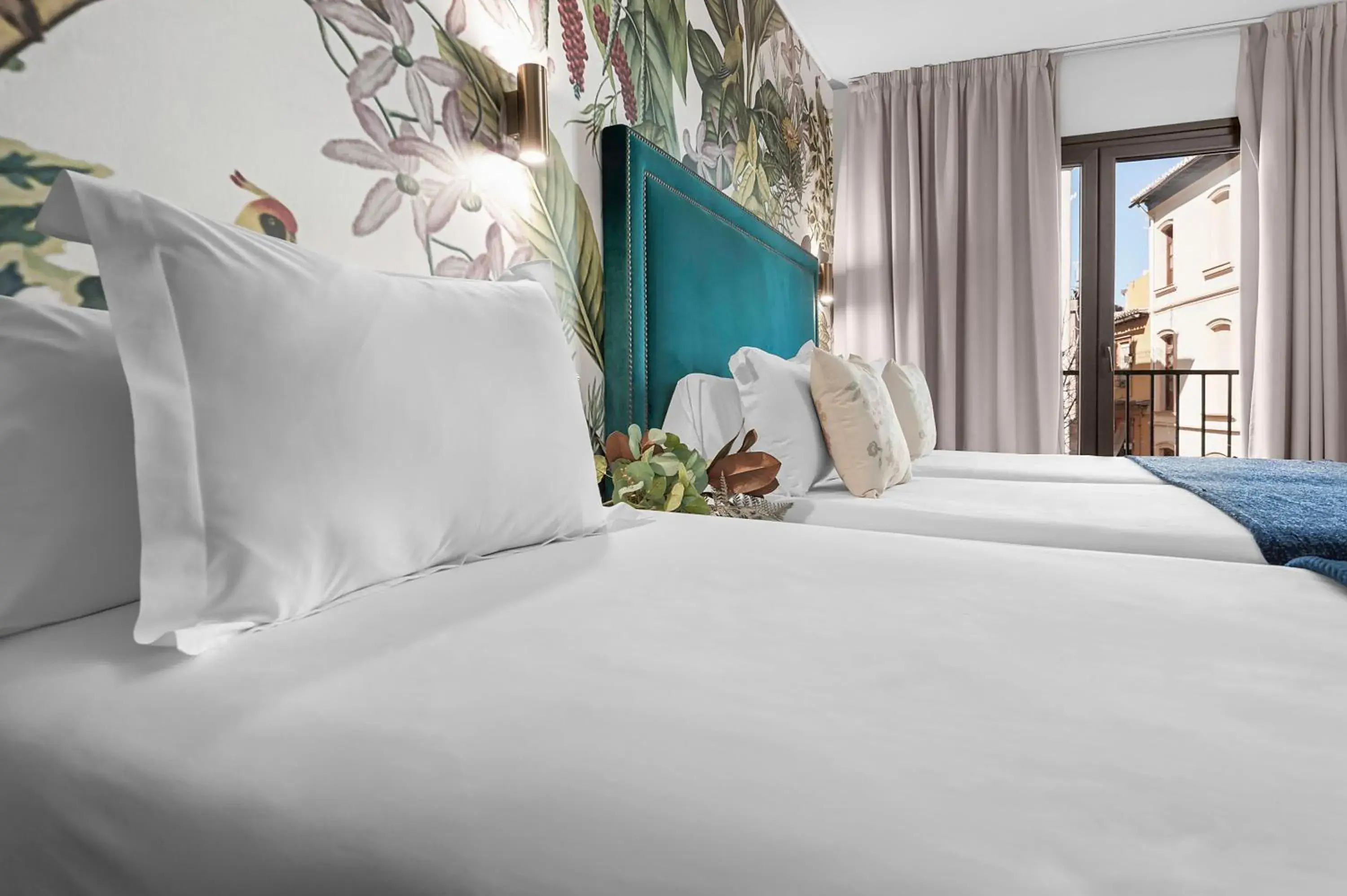 Bed in Hotel Los Girasoles