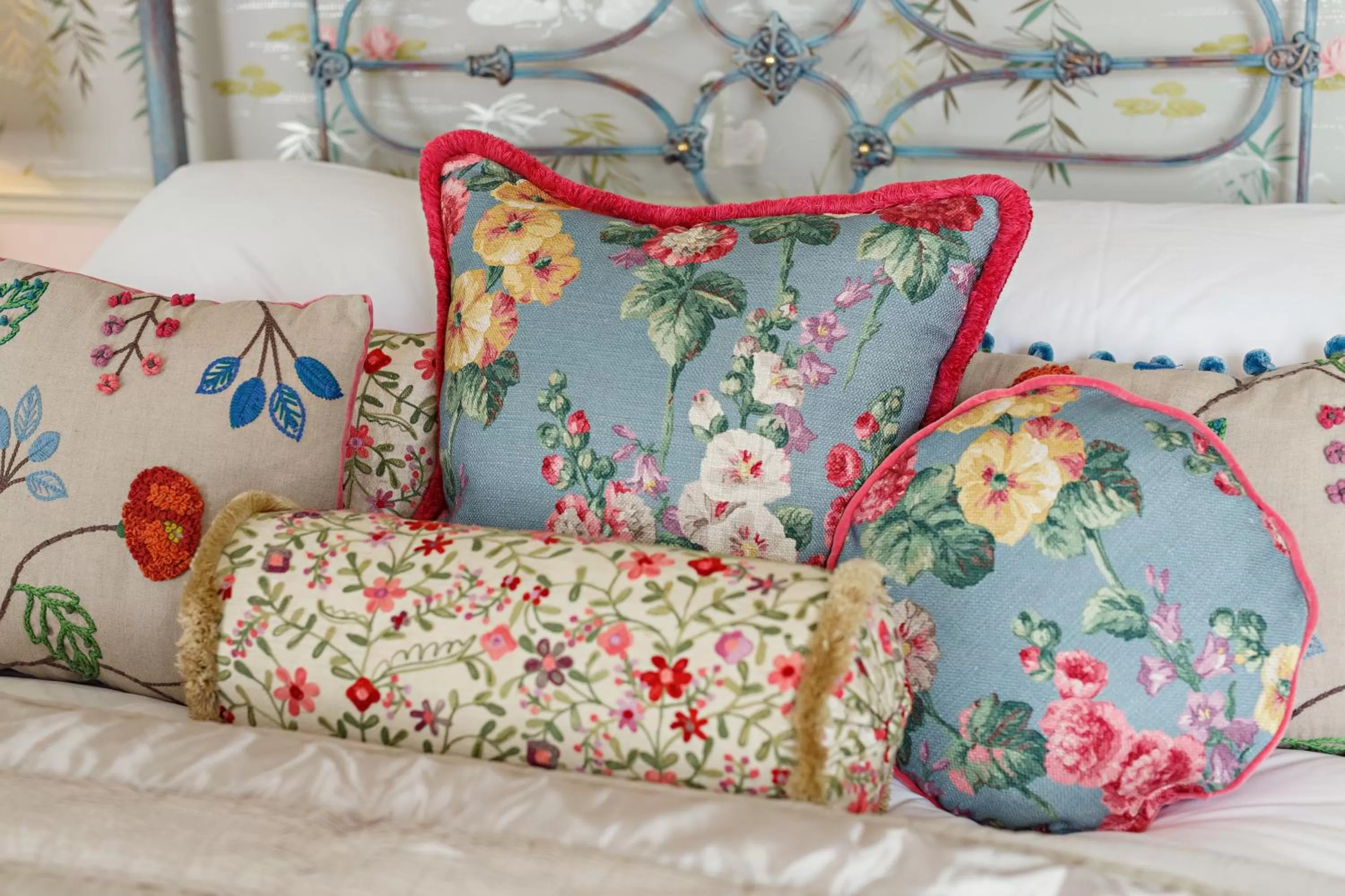 Decorative detail, Bed in The Dial House