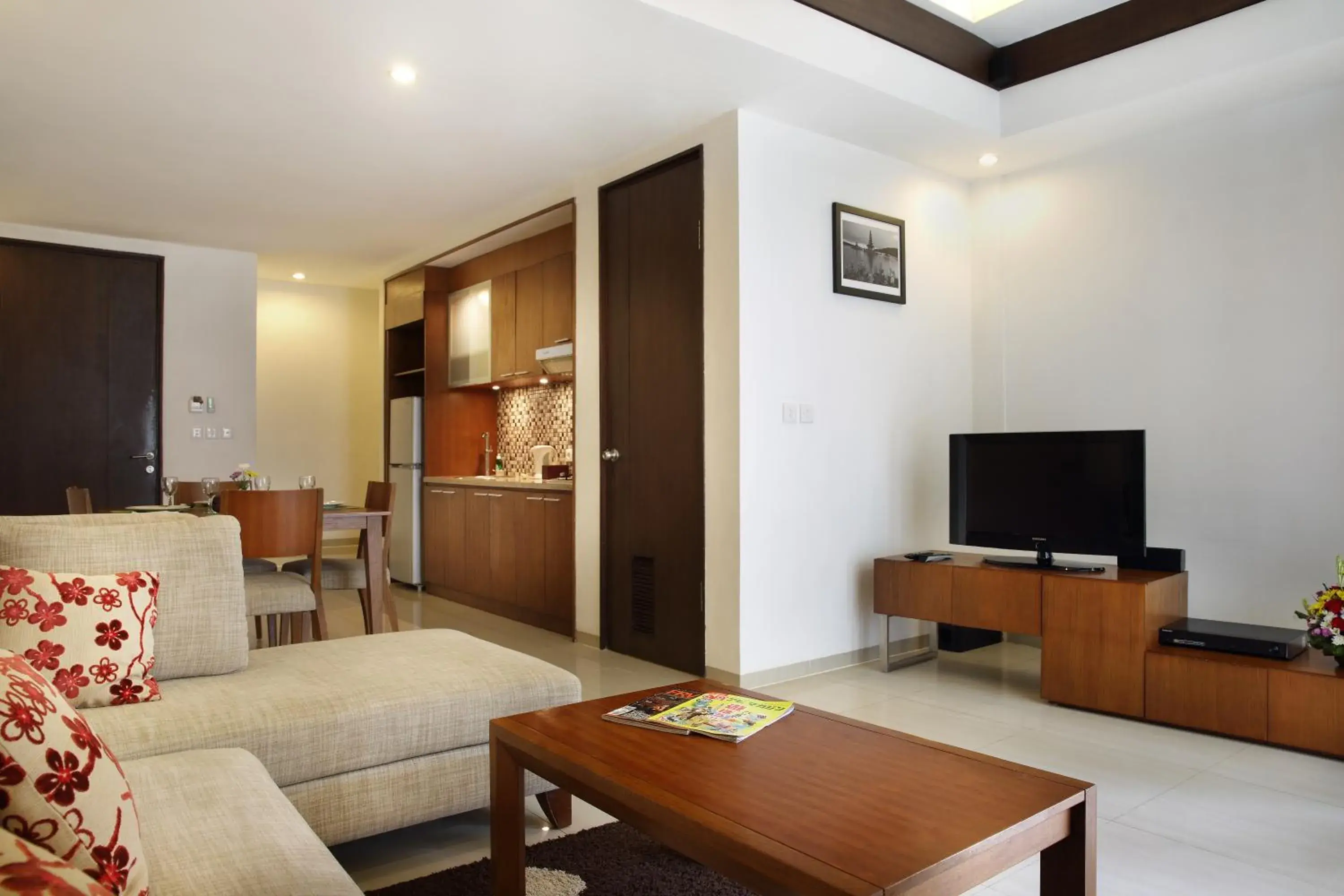 Living room, Seating Area in Seminyak TownHouse