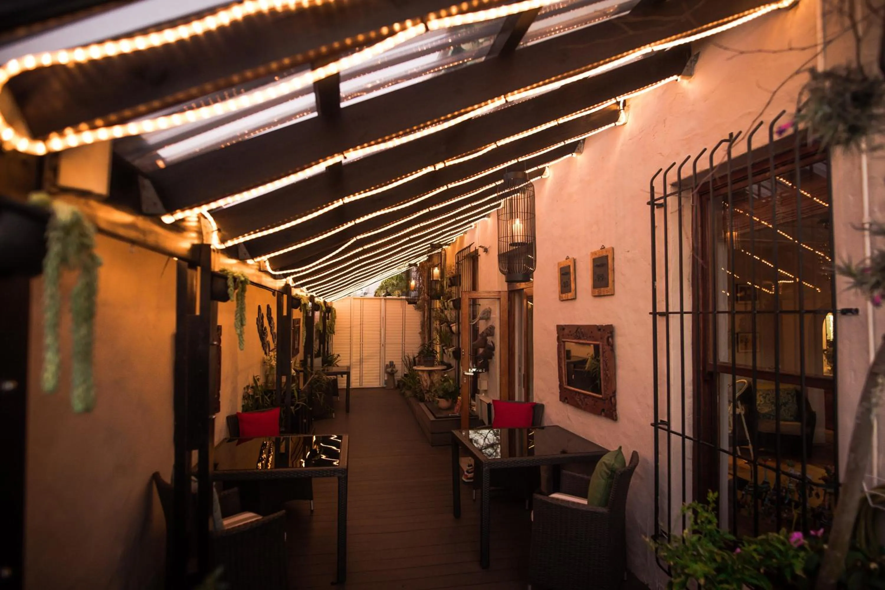 Balcony/Terrace in Point B Guest House -Sustainable Solar Energy