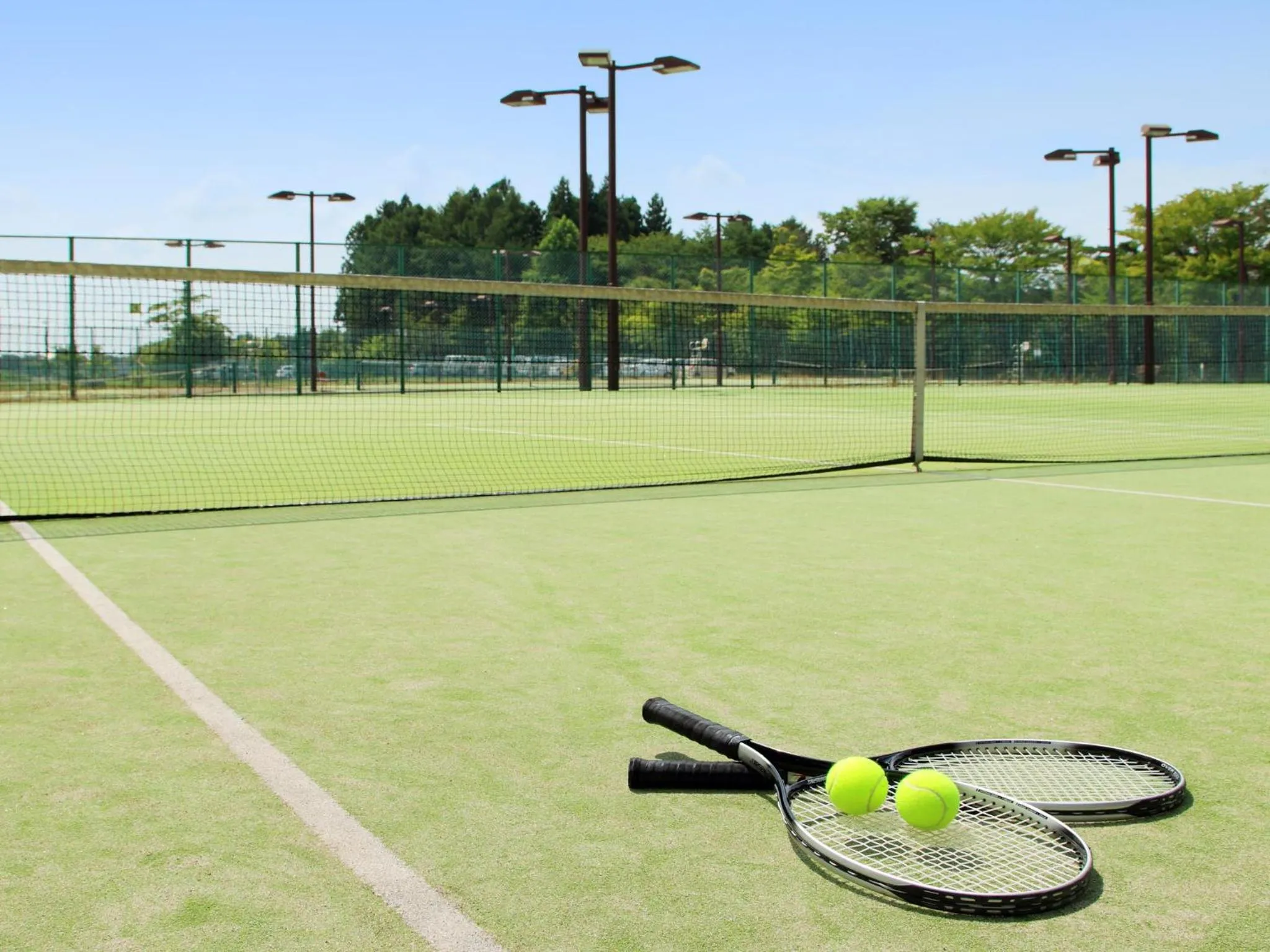 Tennis court in Hotel Epinard Nasu