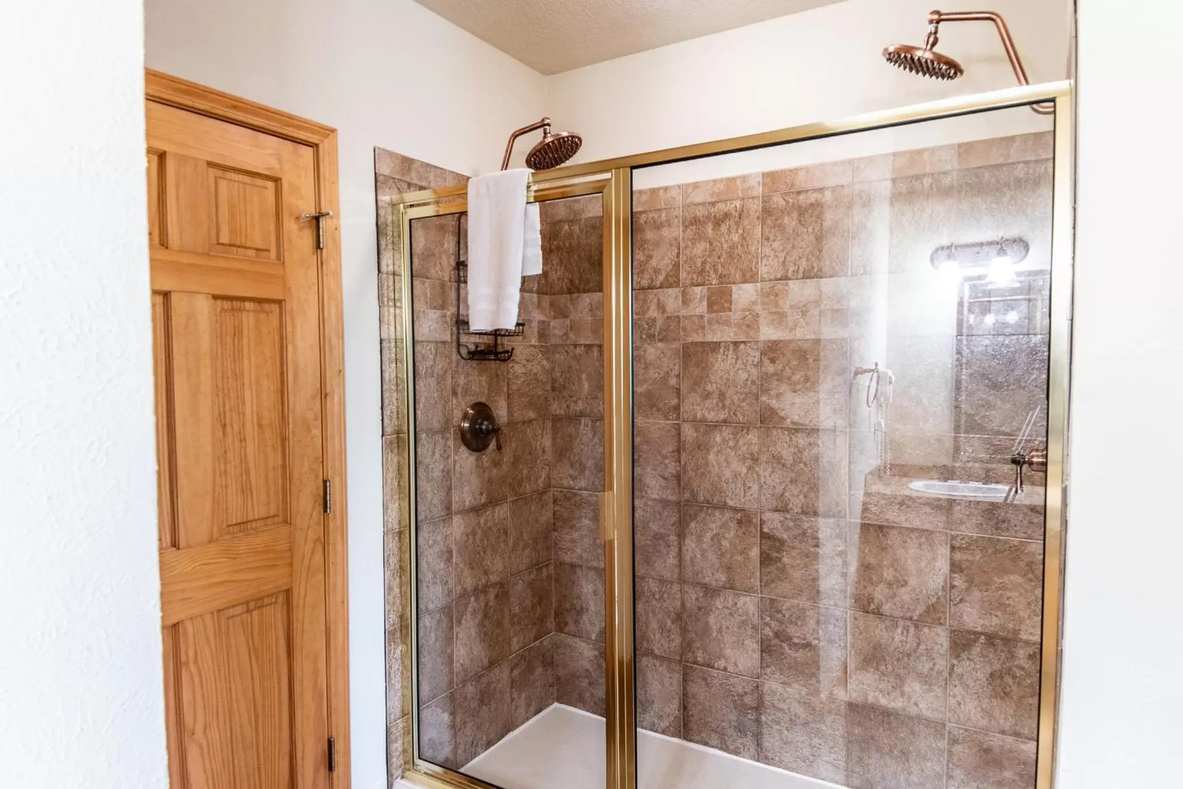 Shower, Bathroom in Cabins at Grand Mountain